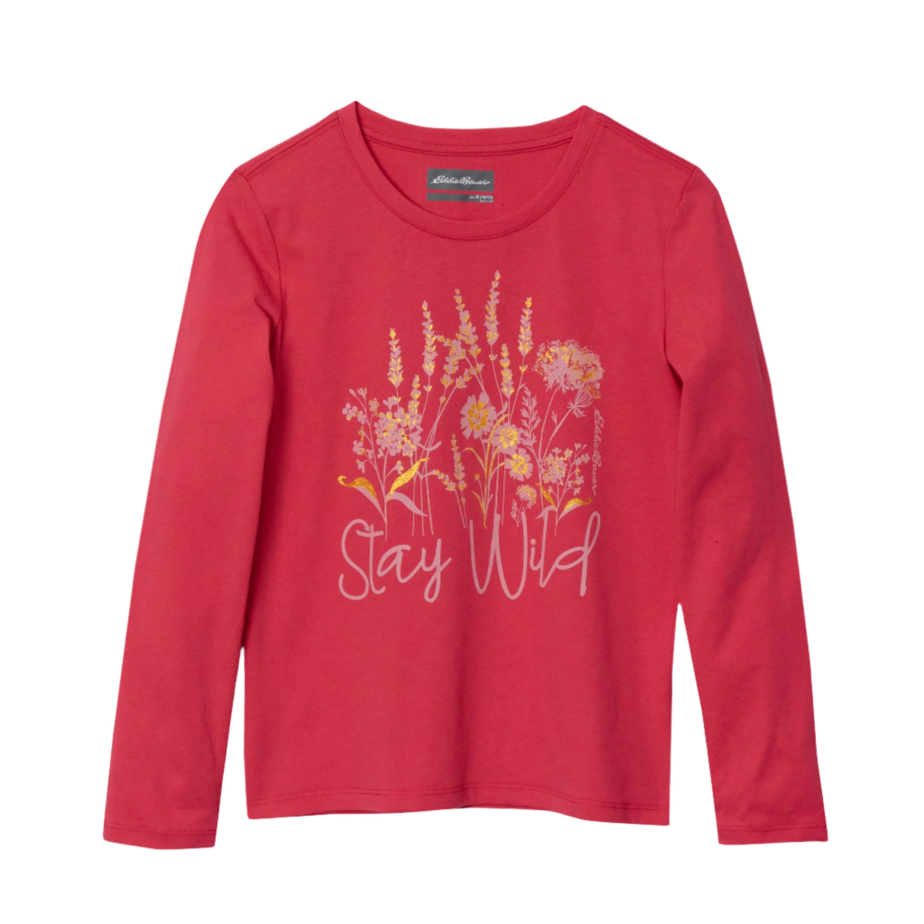 Girls Graphic Long-Sleeve T-Shirt - 2 Pack