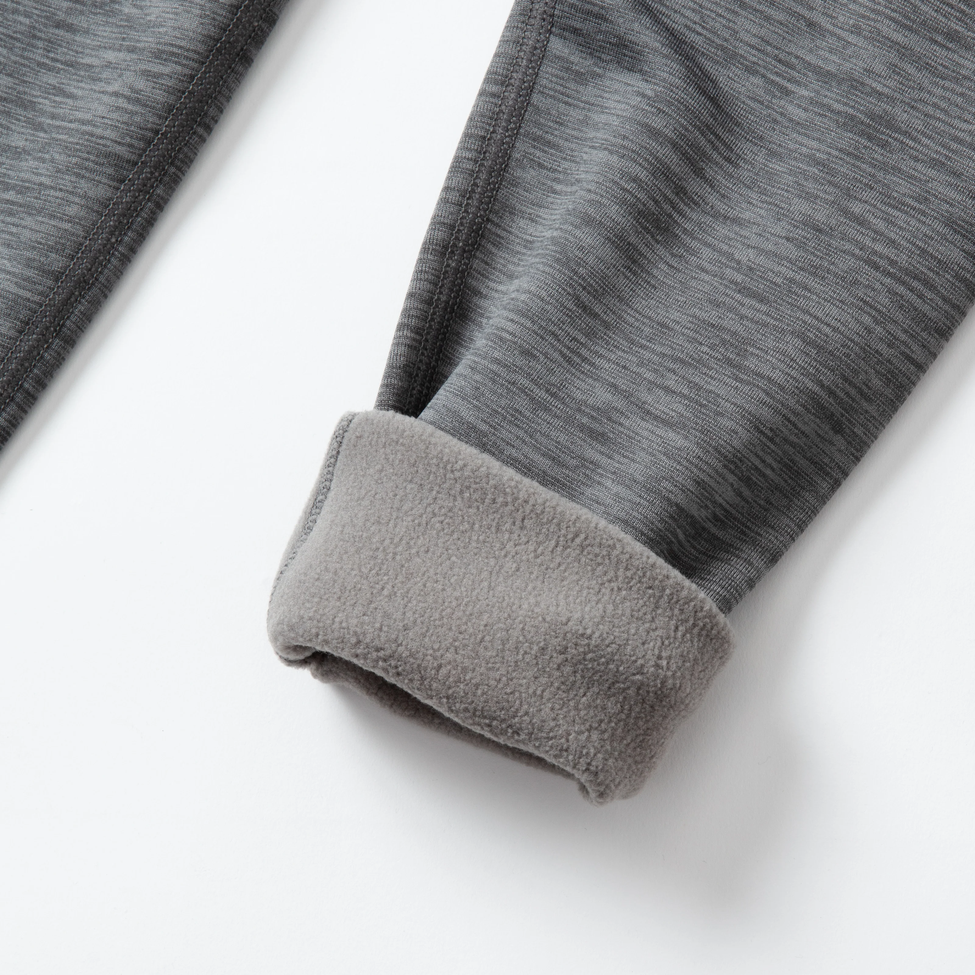 Girls Plush-Lined Leggings - Heather