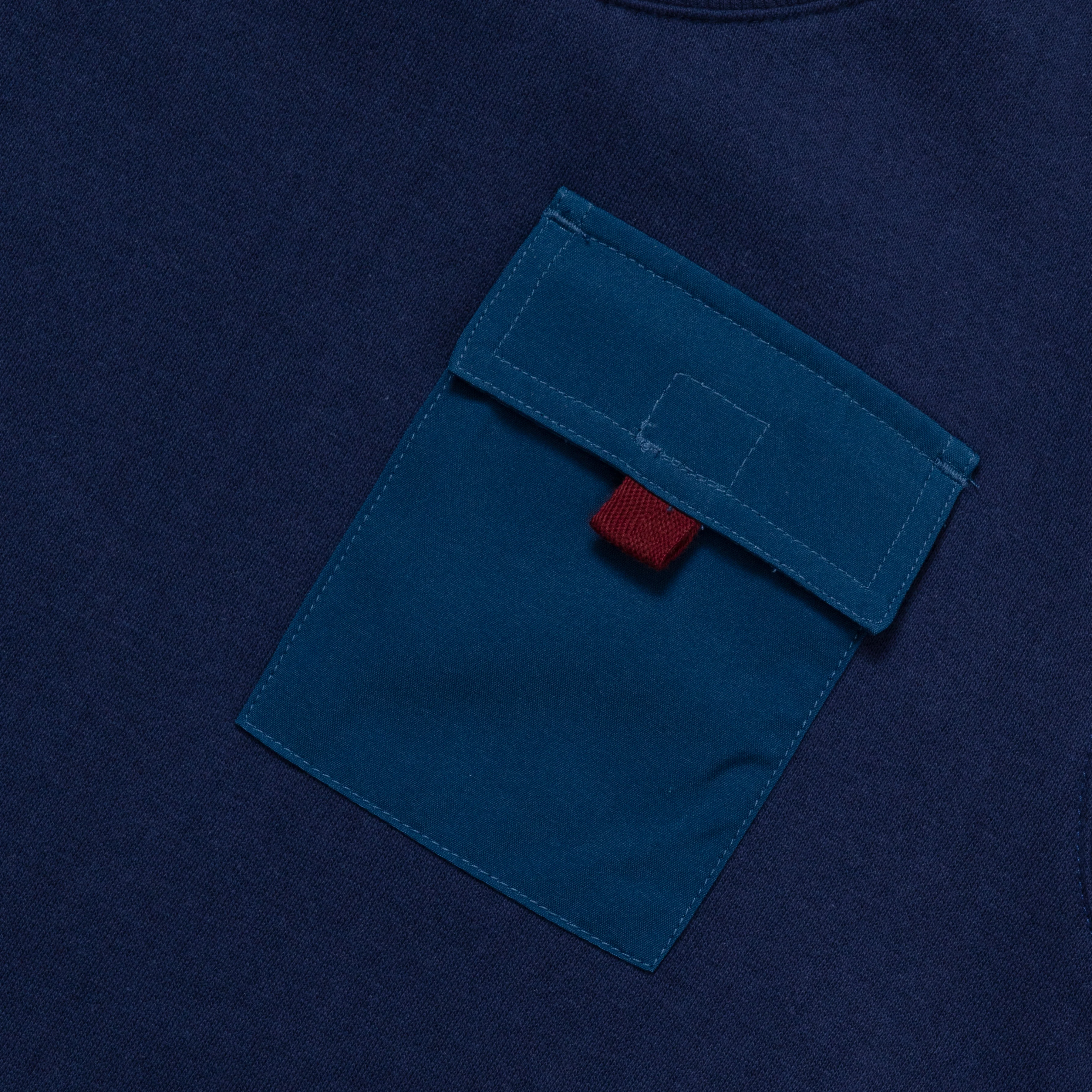 Boys Camp Fleece Pocket Crewneck