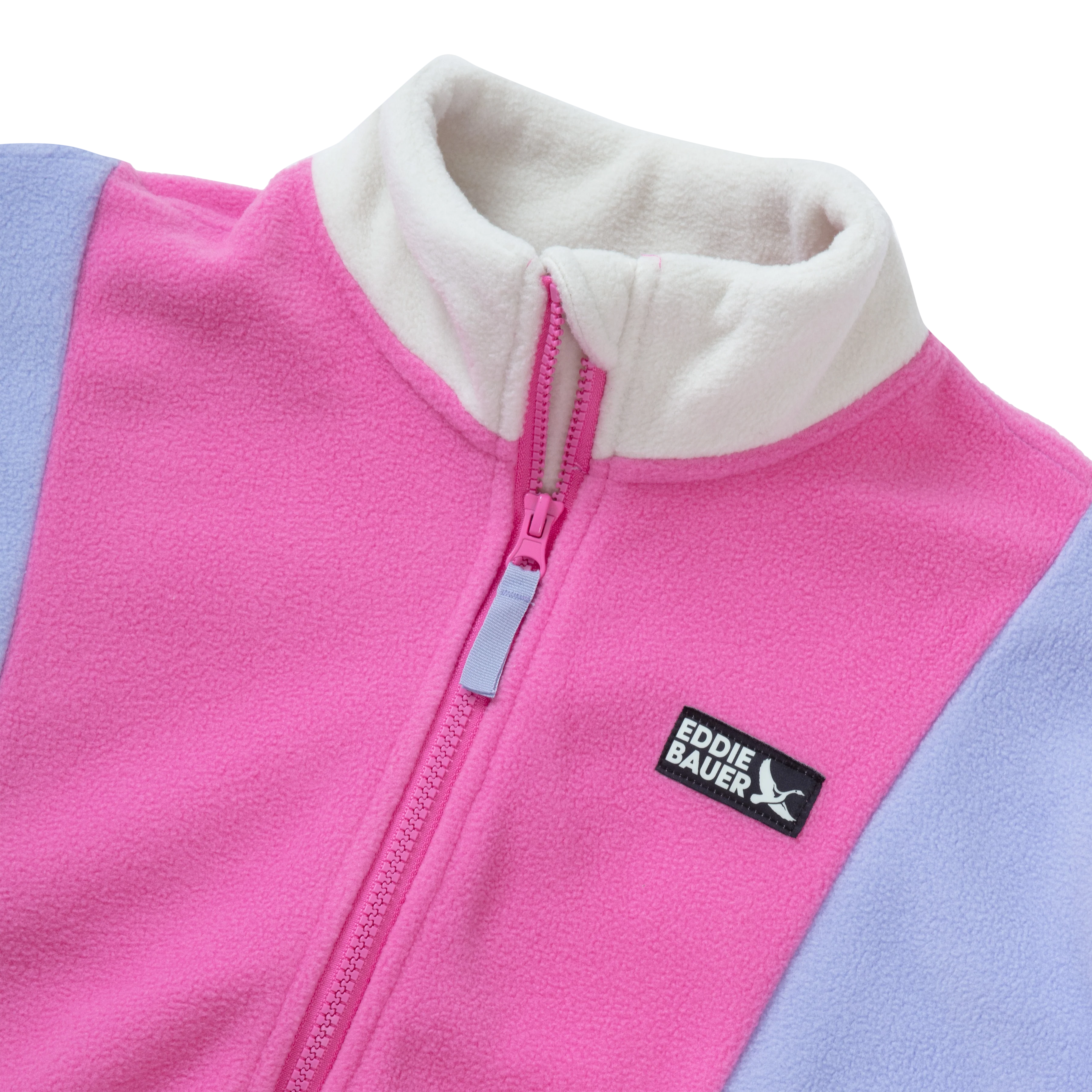 Girls Quest Fleece Colorblock Full Zip Jacket