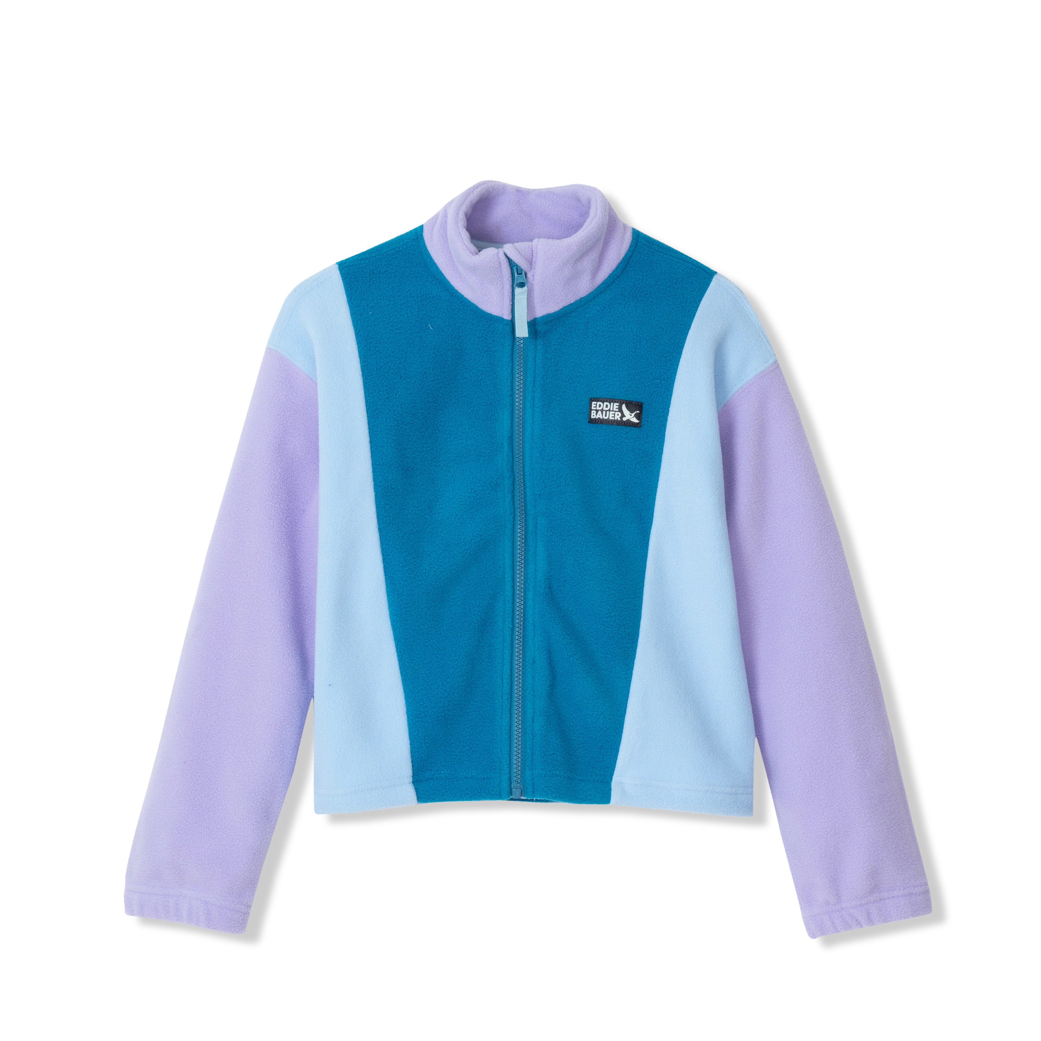 Girls Quest Fleece Colorblock Full Zip Jacket
