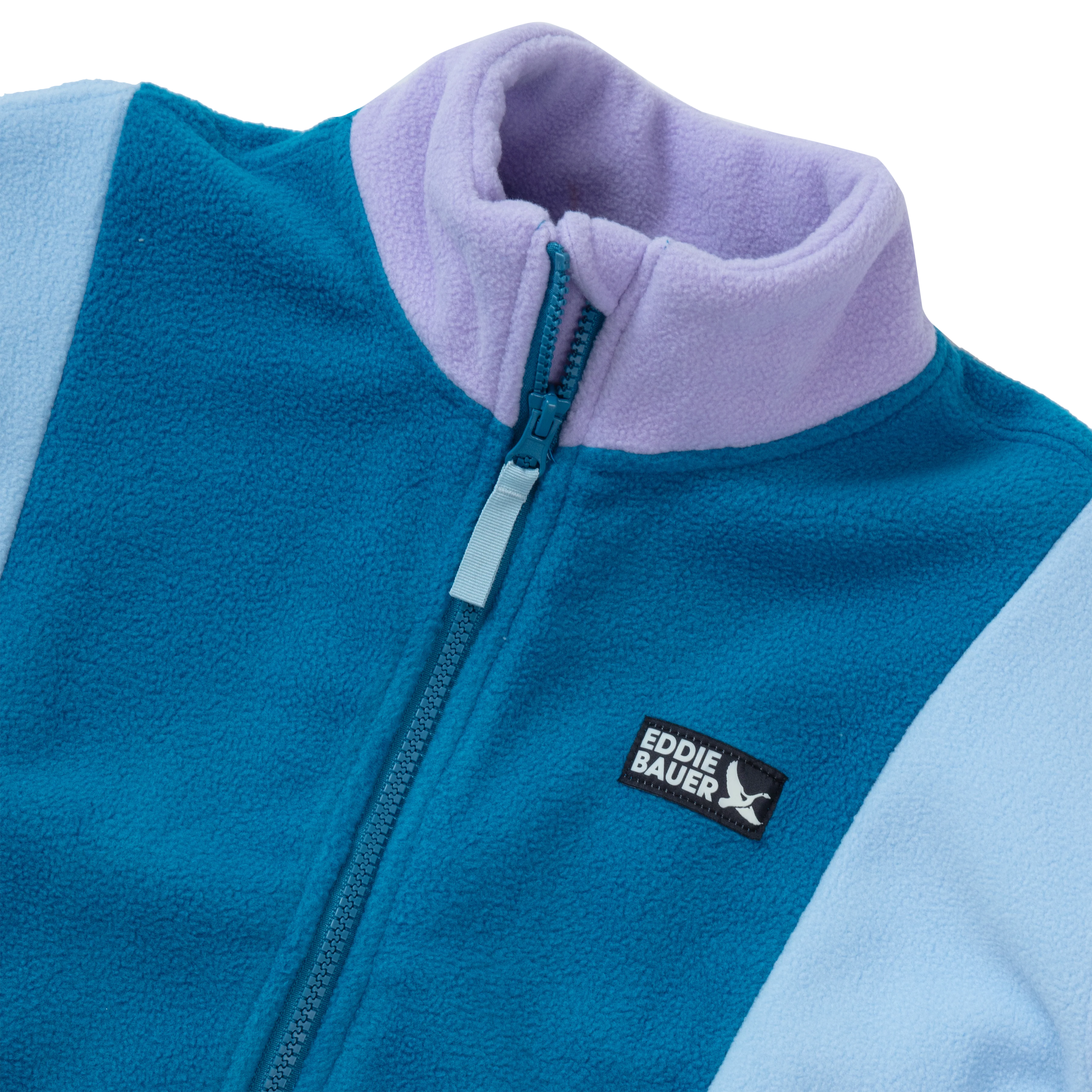 Girls Quest Fleece Colorblock Full Zip Jacket