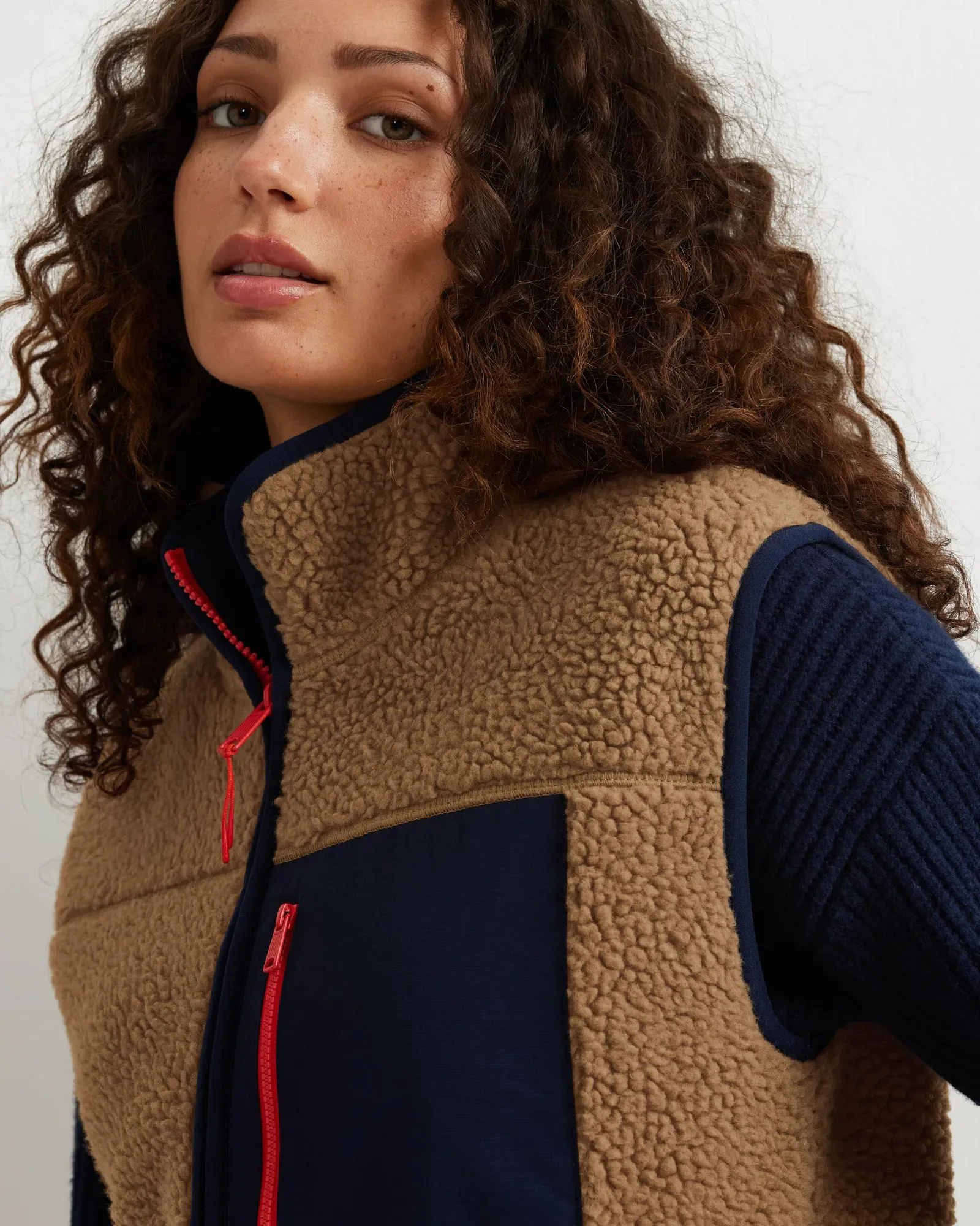 Women's Chilali Faux Shearling Fleece Vest