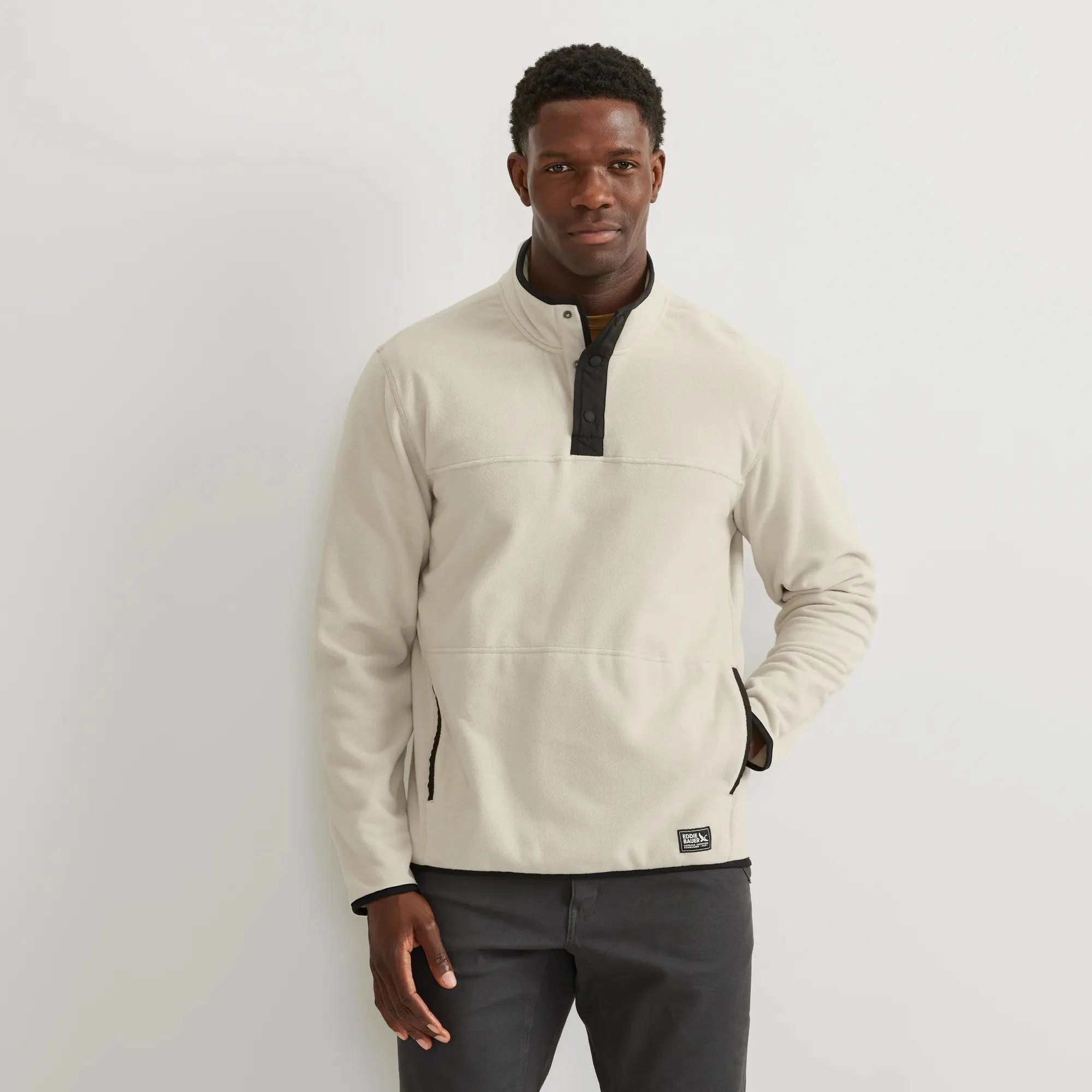Men's Chutes Fleece Snap Mock Pullover