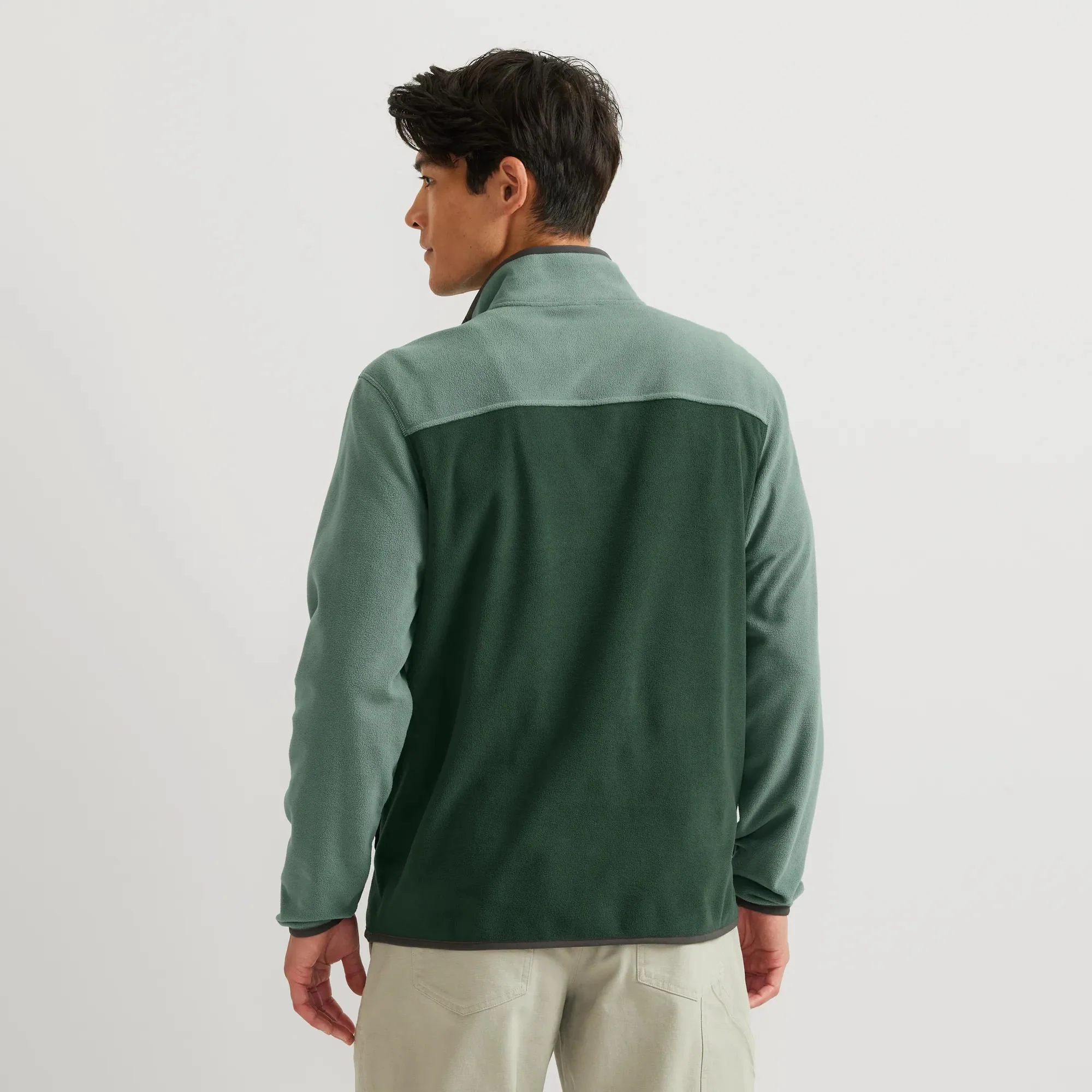 Men's Chutes Fleece Snap Mock Pullover