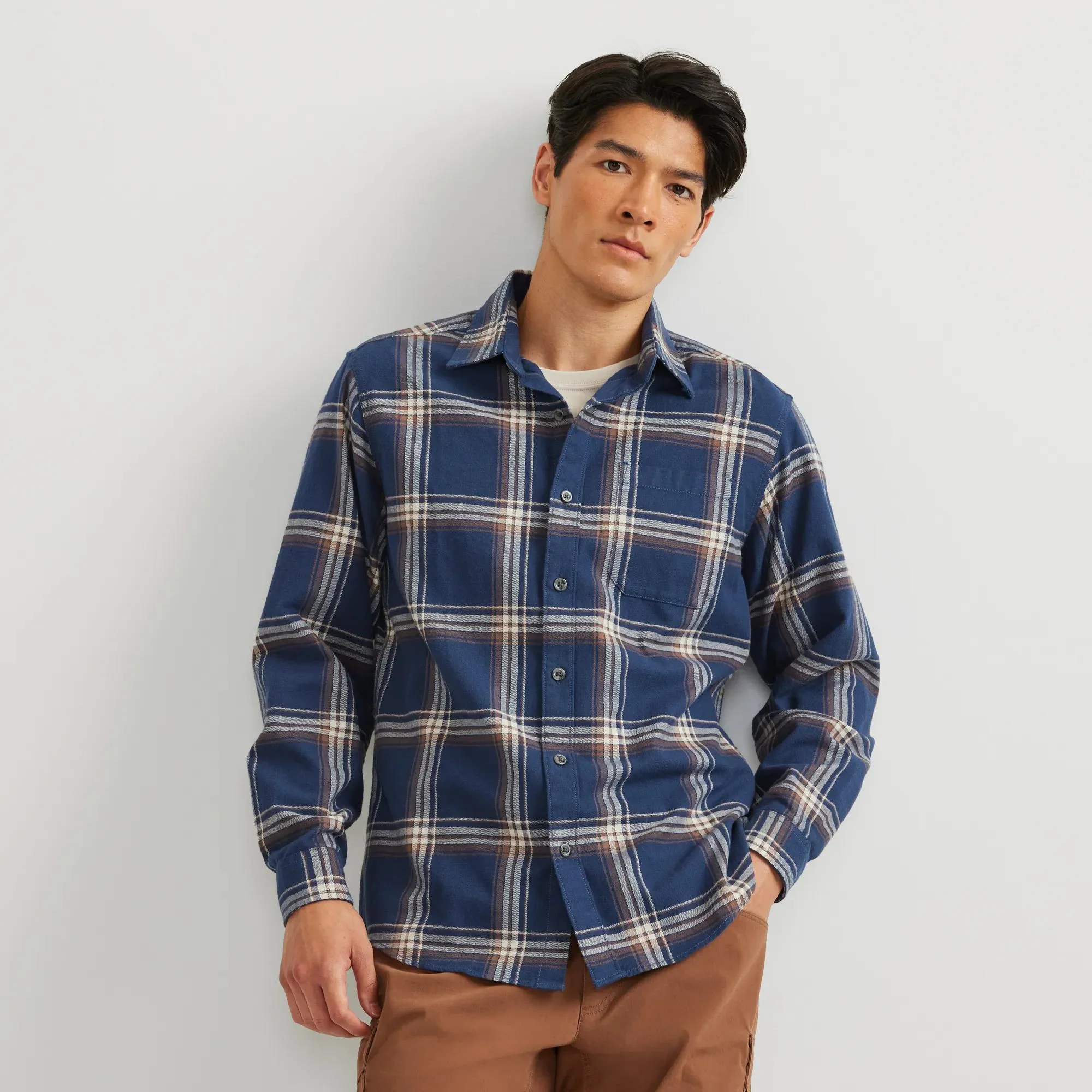 Men's Eddie's Favorite Flannel Relaxed Fit Shirt - Plaid