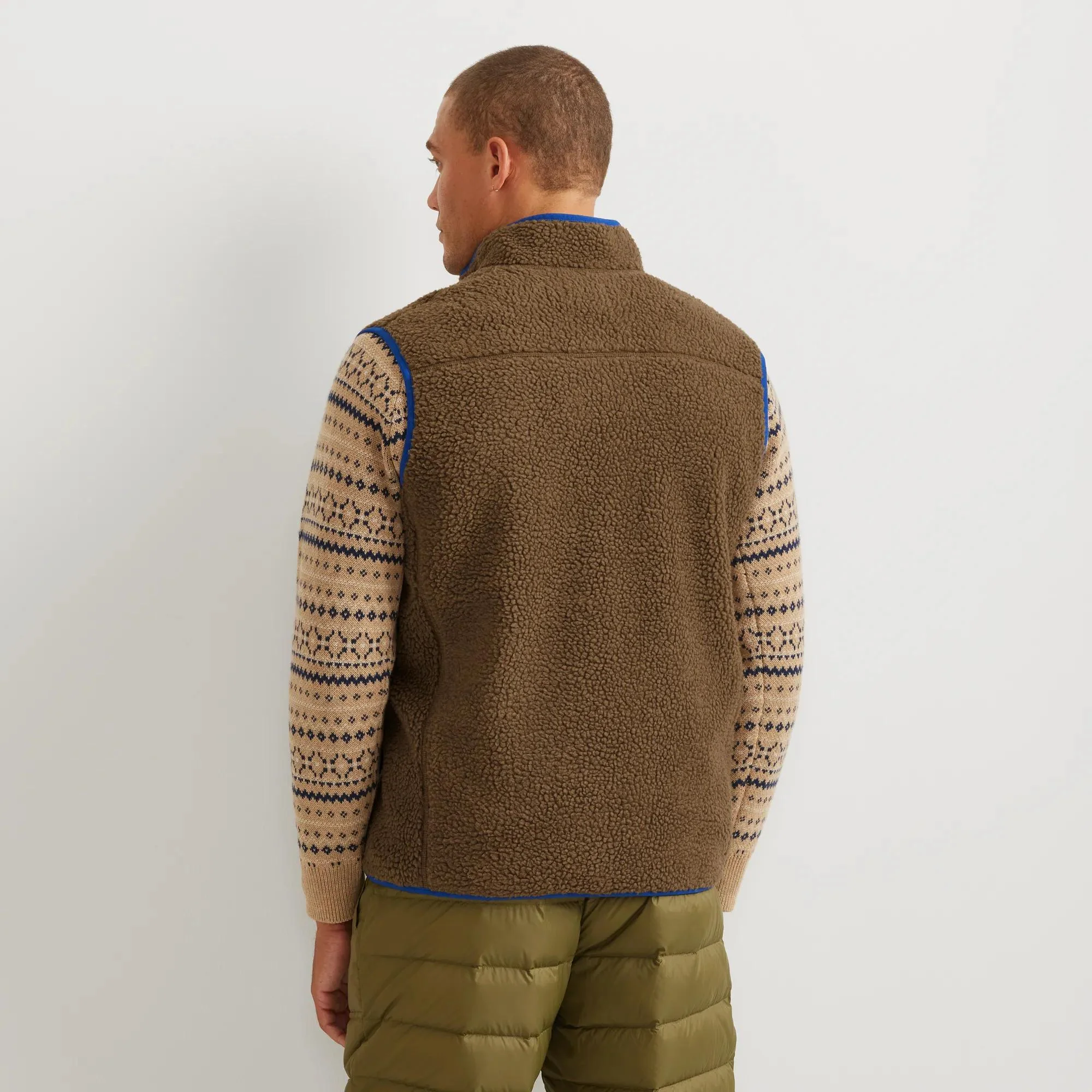 Men's Chilali Faux Shearling Fleece Vest
