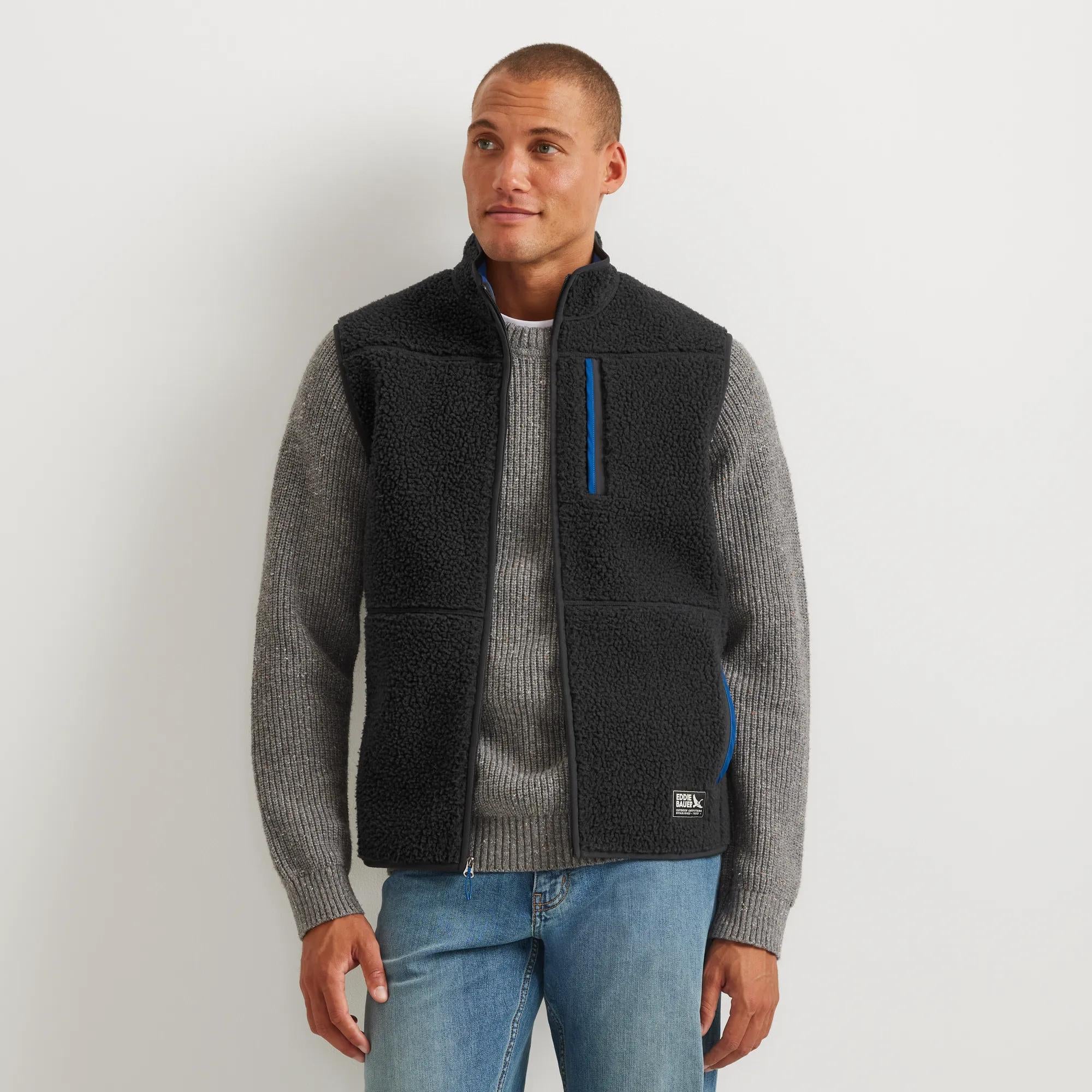 Men's Chilali Faux Shearling Fleece Vest