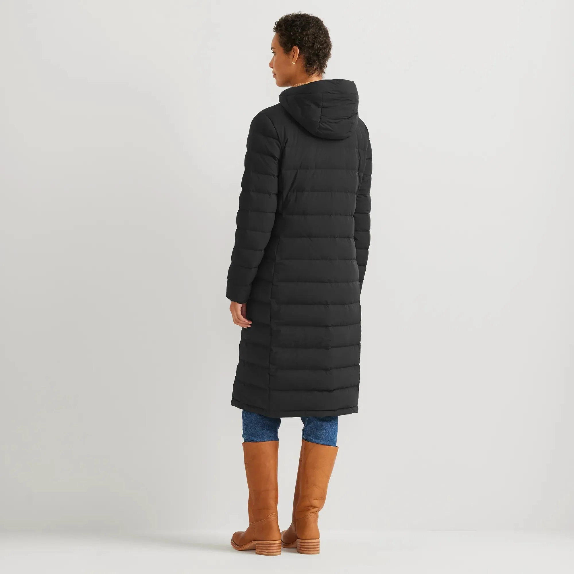 Women's EB Stretch Down Hooded Duffle Coat