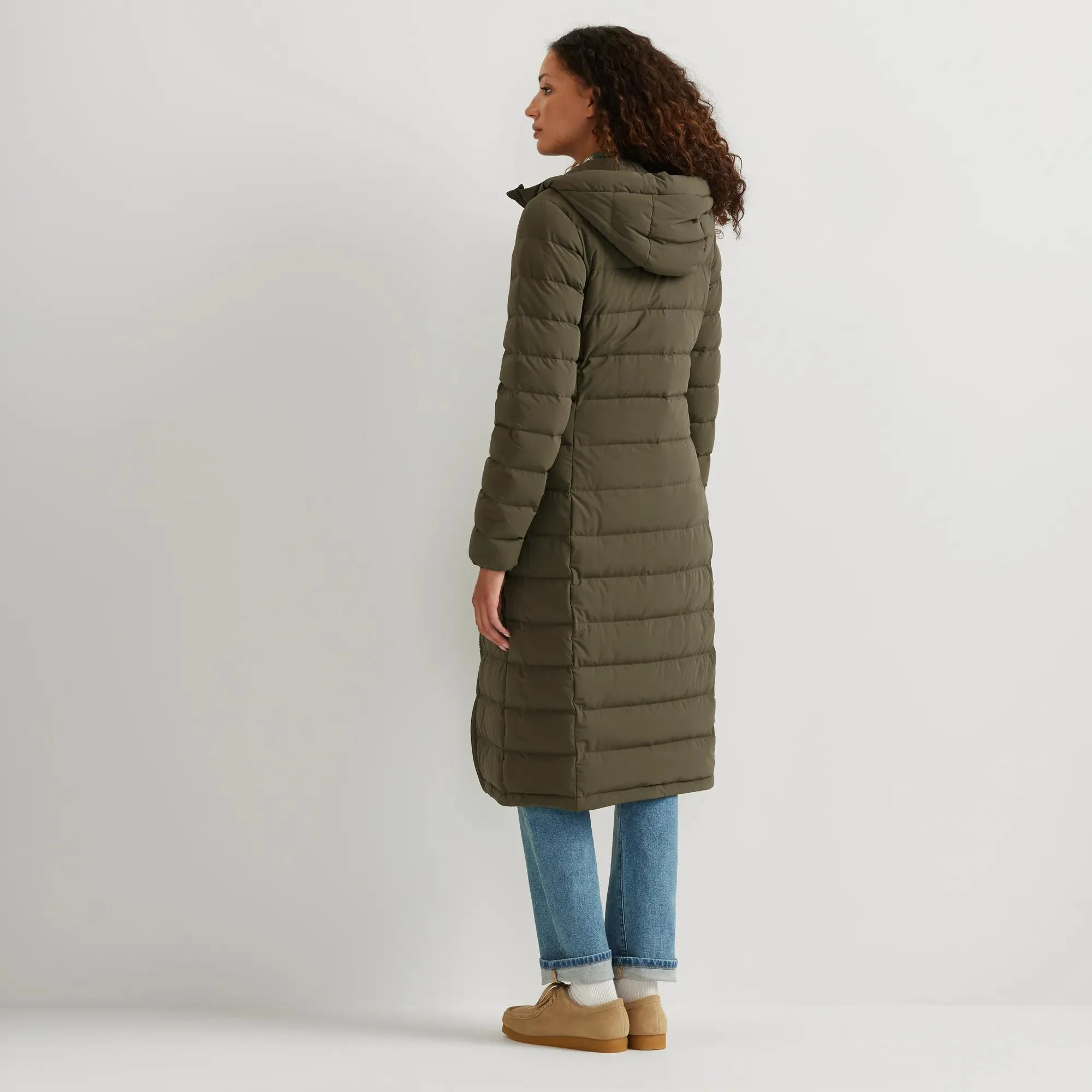 Women's EB Stretch Down Hooded Duffle Coat