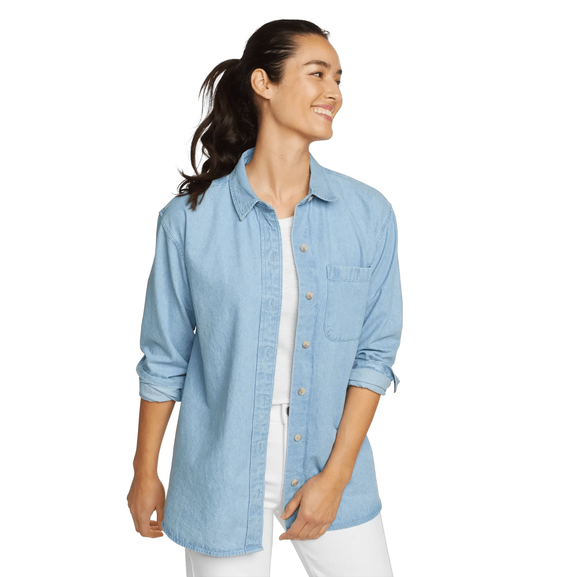 Women's Denim Overshirt