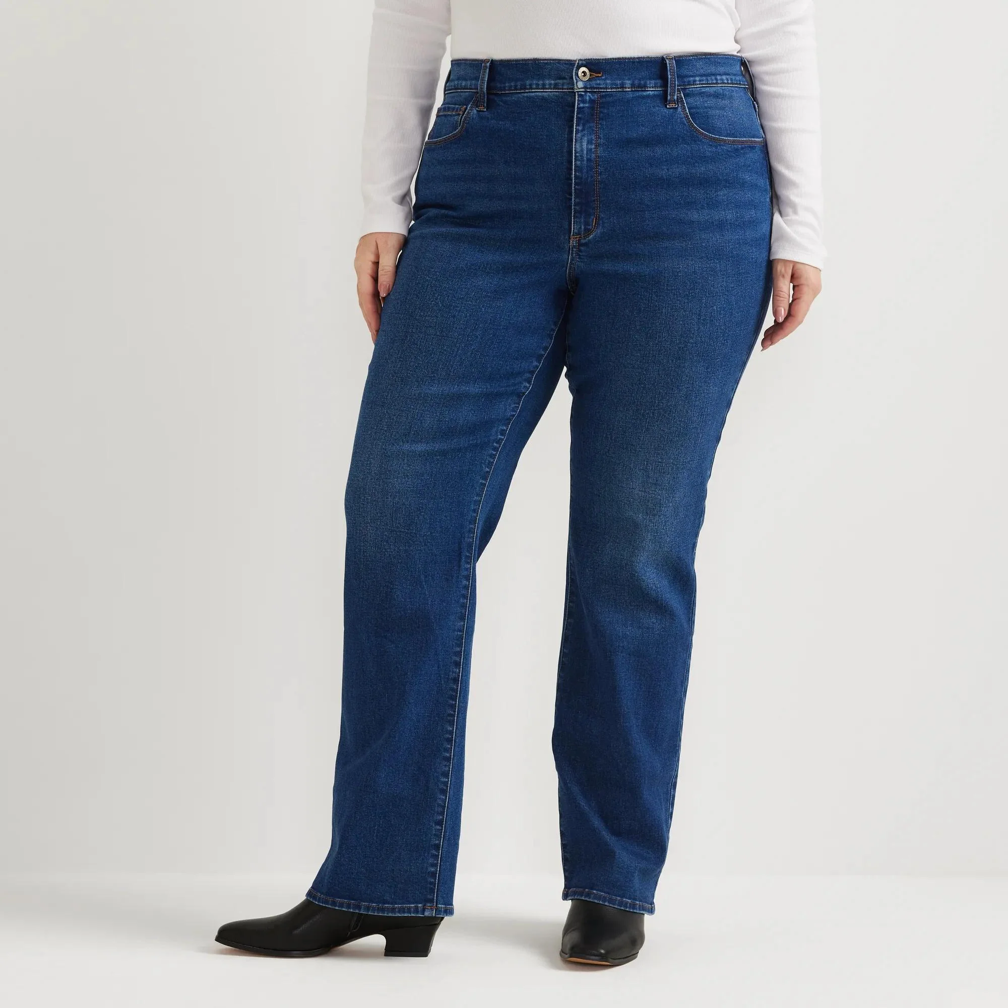 2264-women-s-venture-stretch-high-rise-bootcut-jeans-4.webp Women's Venture Stretch High-Rise Bootcut Jeans