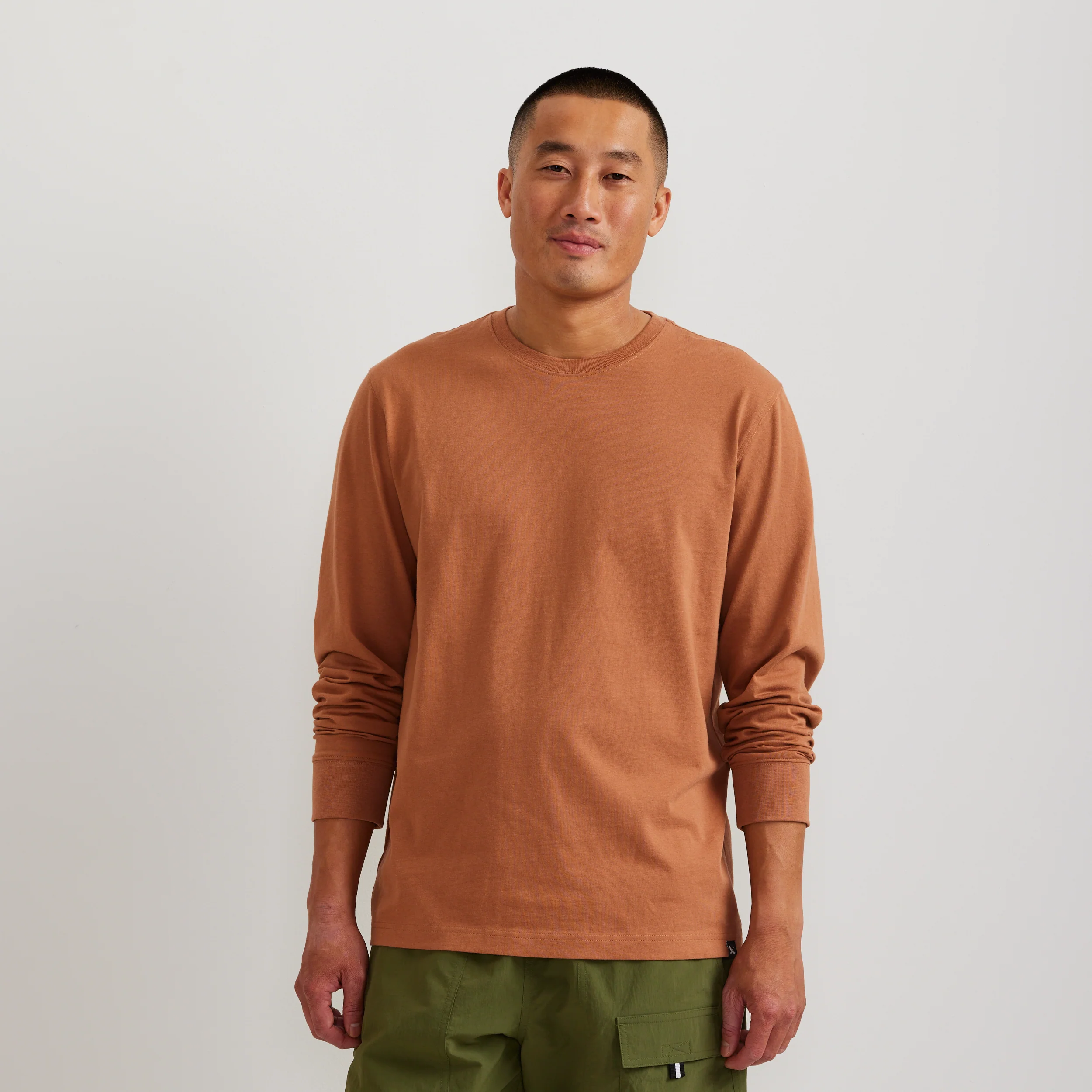 Men's Legend Wash 100% Cotton Long-Sleeve Classic T-Shirt