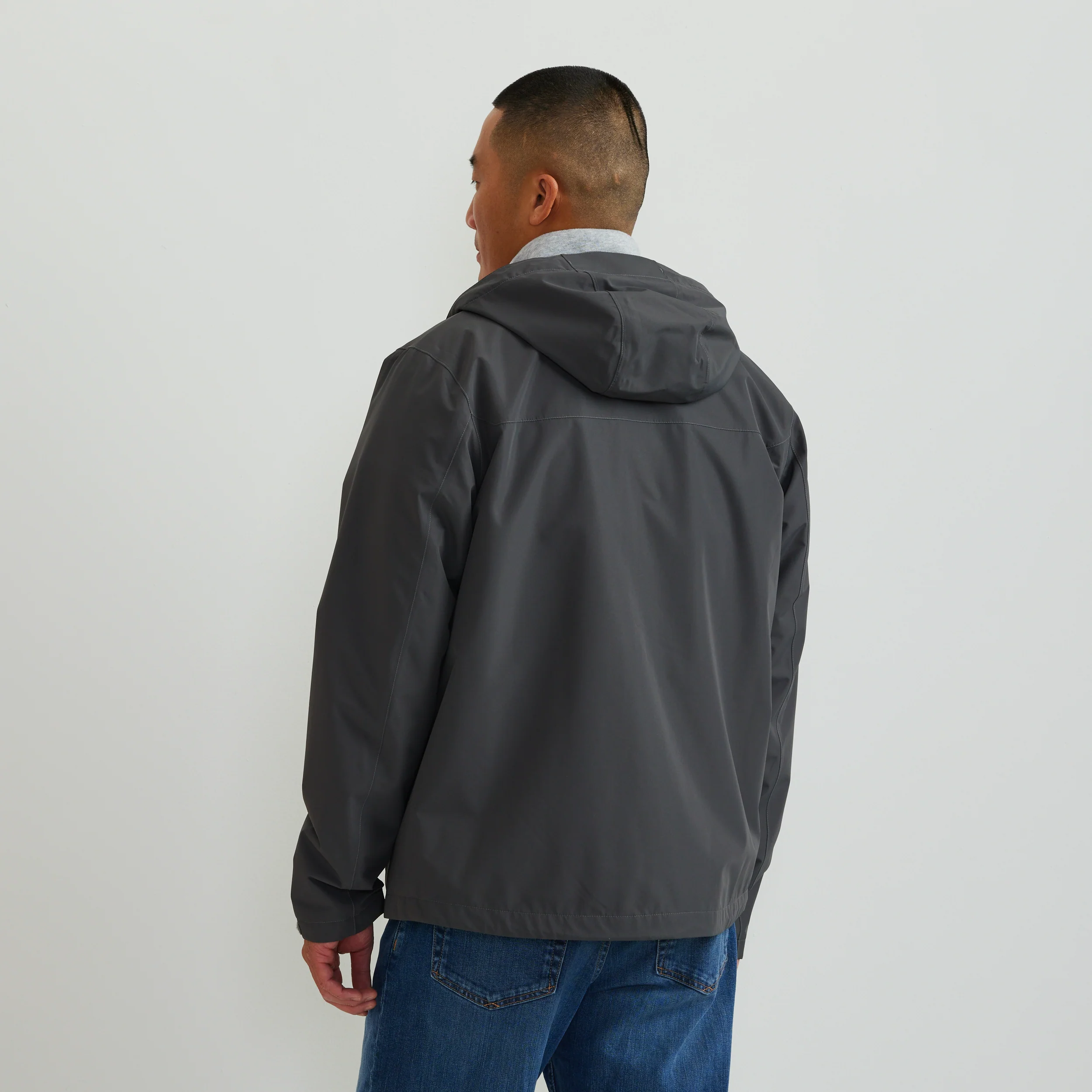 Men's Rain Trek Waterproof Packable Rain Jacket