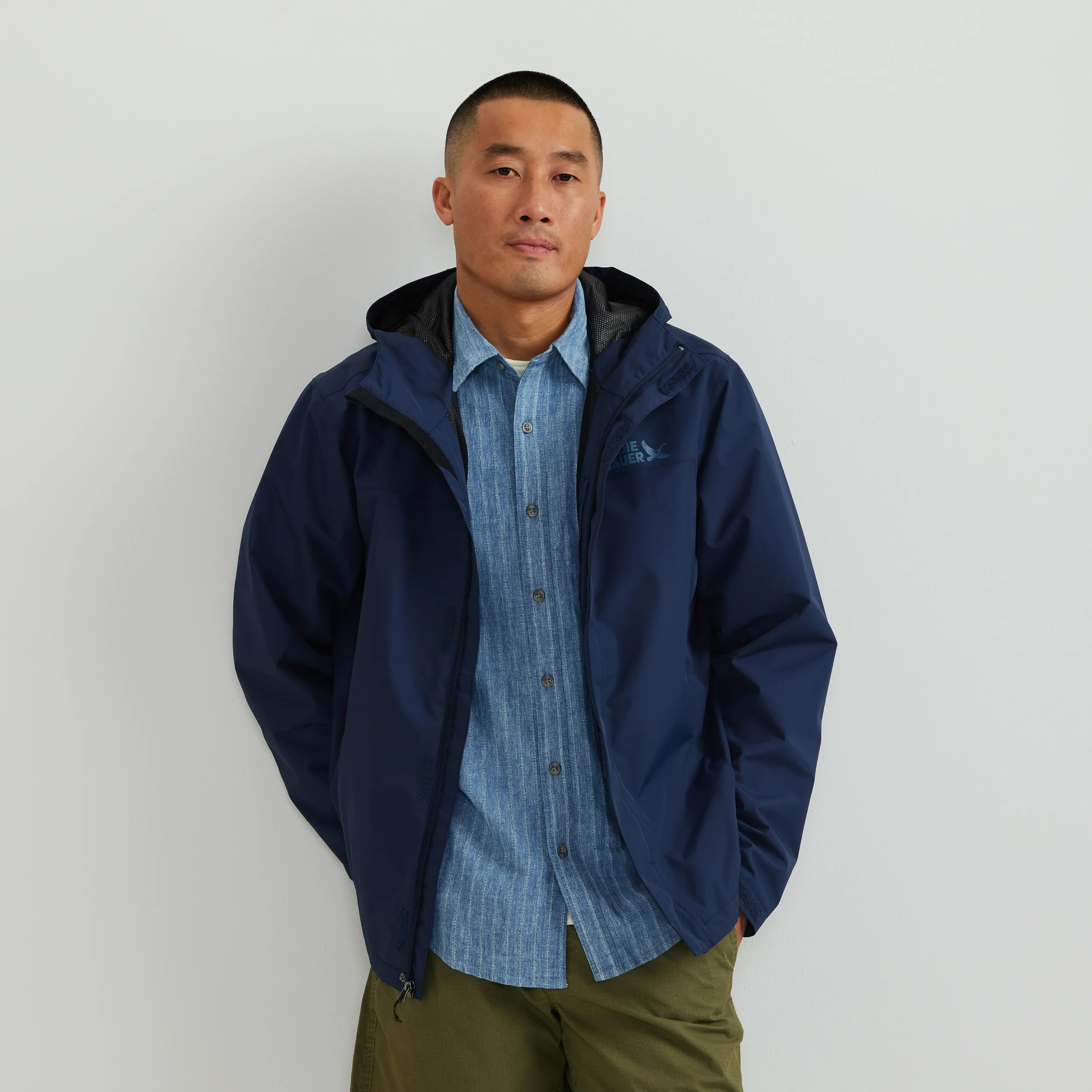 Men's Rain Trek Waterproof Packable Rain Jacket