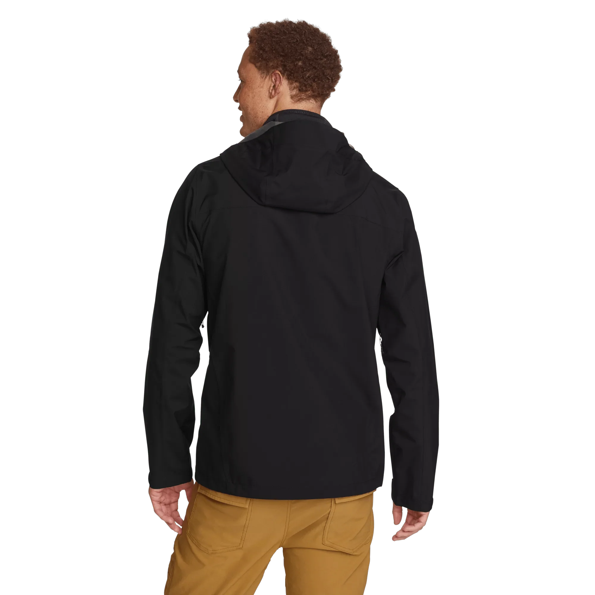 Men's Cloud Cap Waterproof Stretch Hooded Rain Jacket