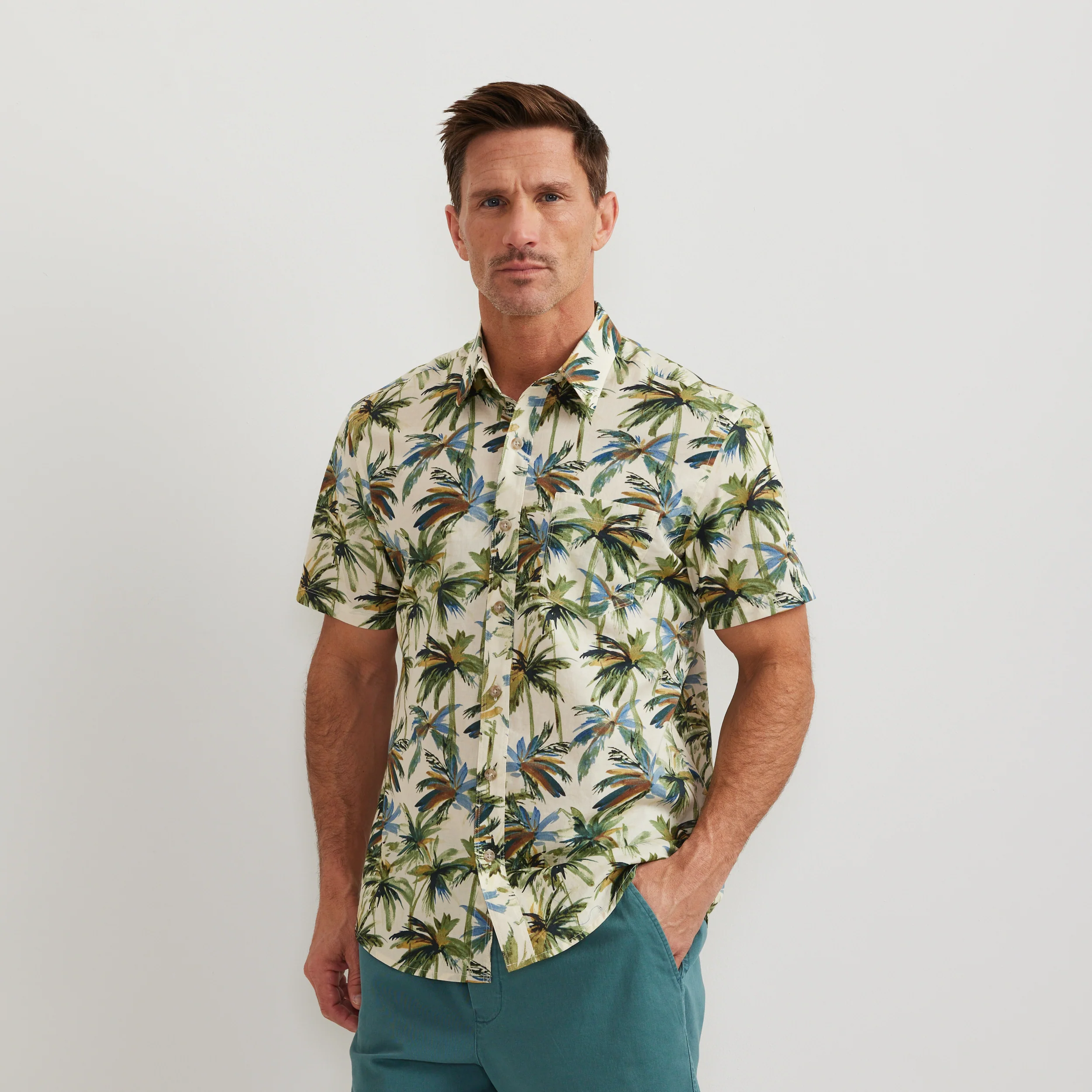 Men's Baja Short-Sleeve Shirt - Print