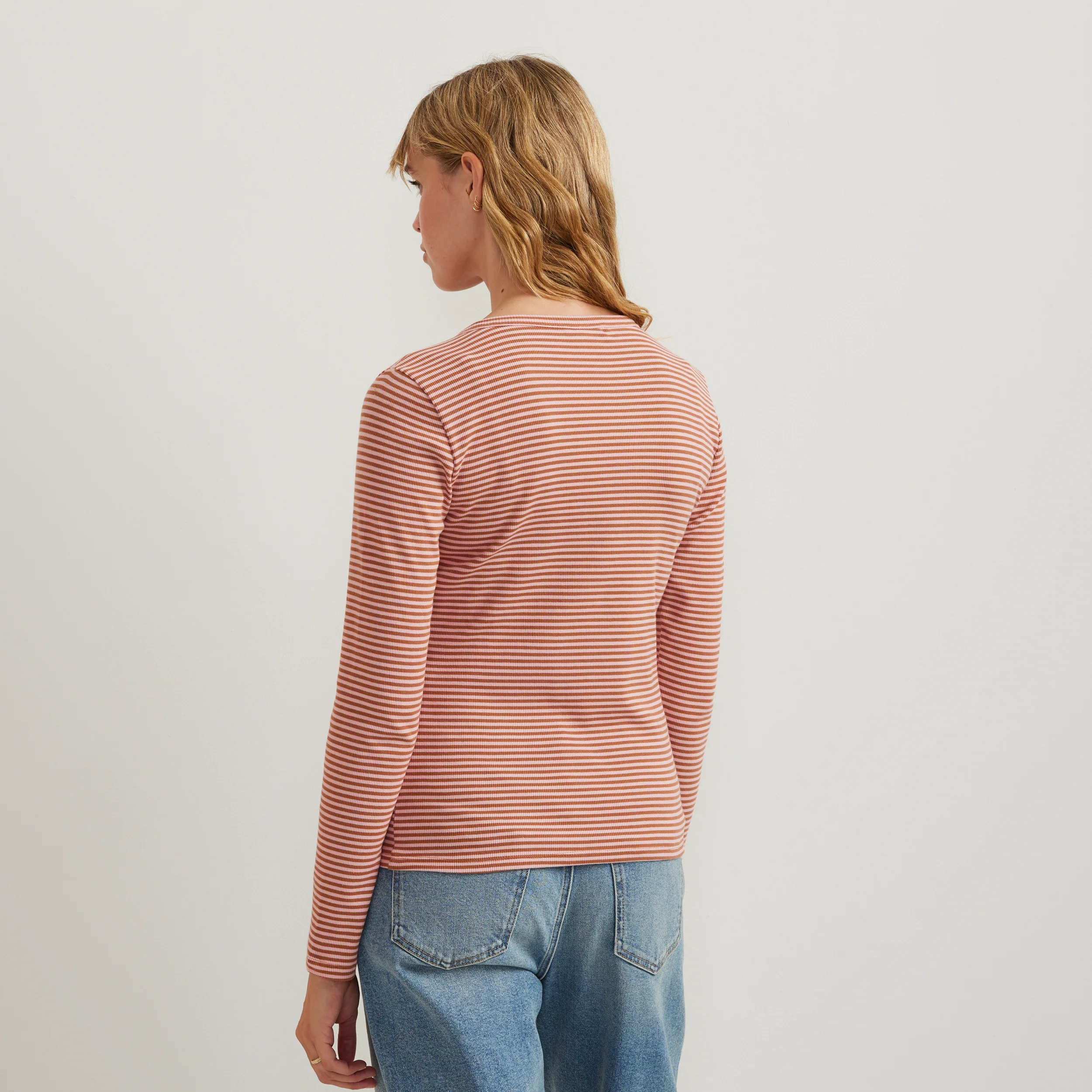 4875-women-s-long-sleeve-ribbed-henley-t-shirt-stripe-8.webp Women's Long-Sleeve Ribbed Henley T-Shirt - Stripe