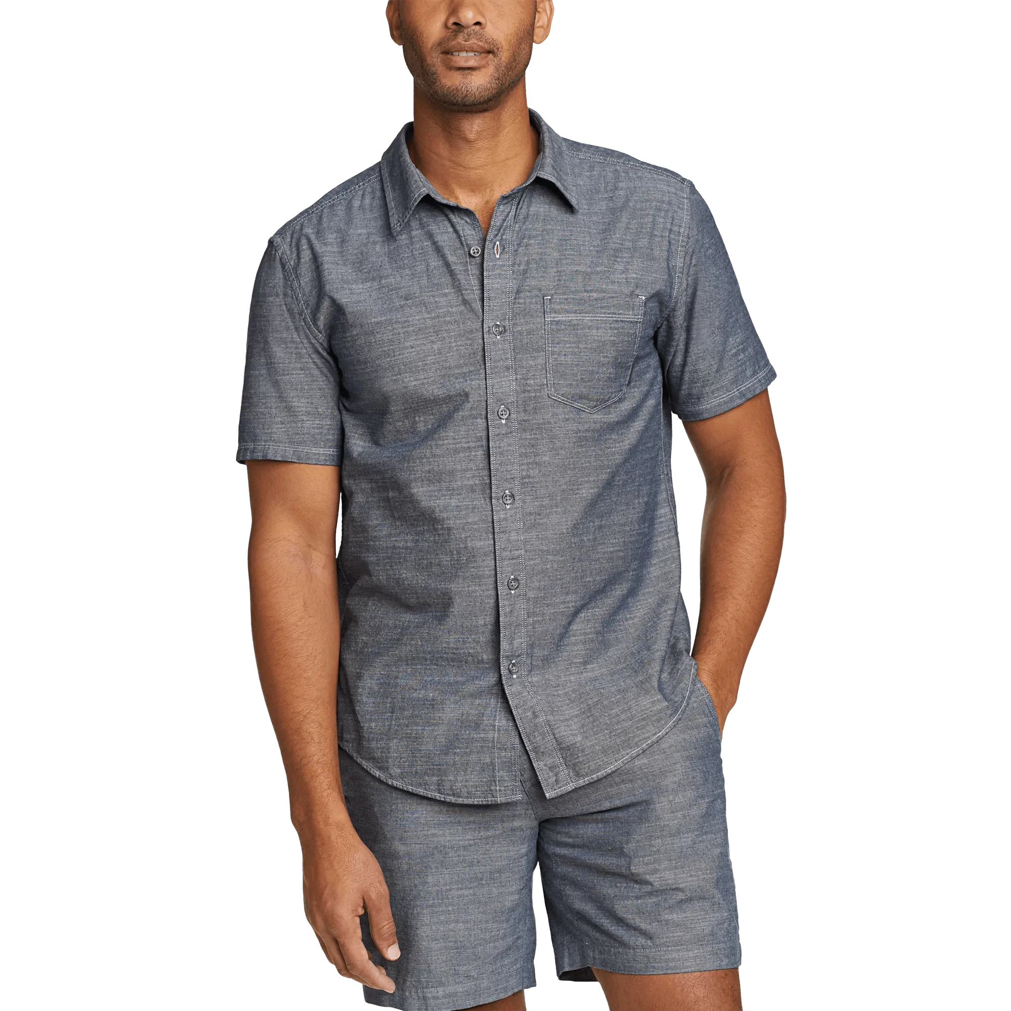 Men's Camano Short-Sleeve Shirt - Solid