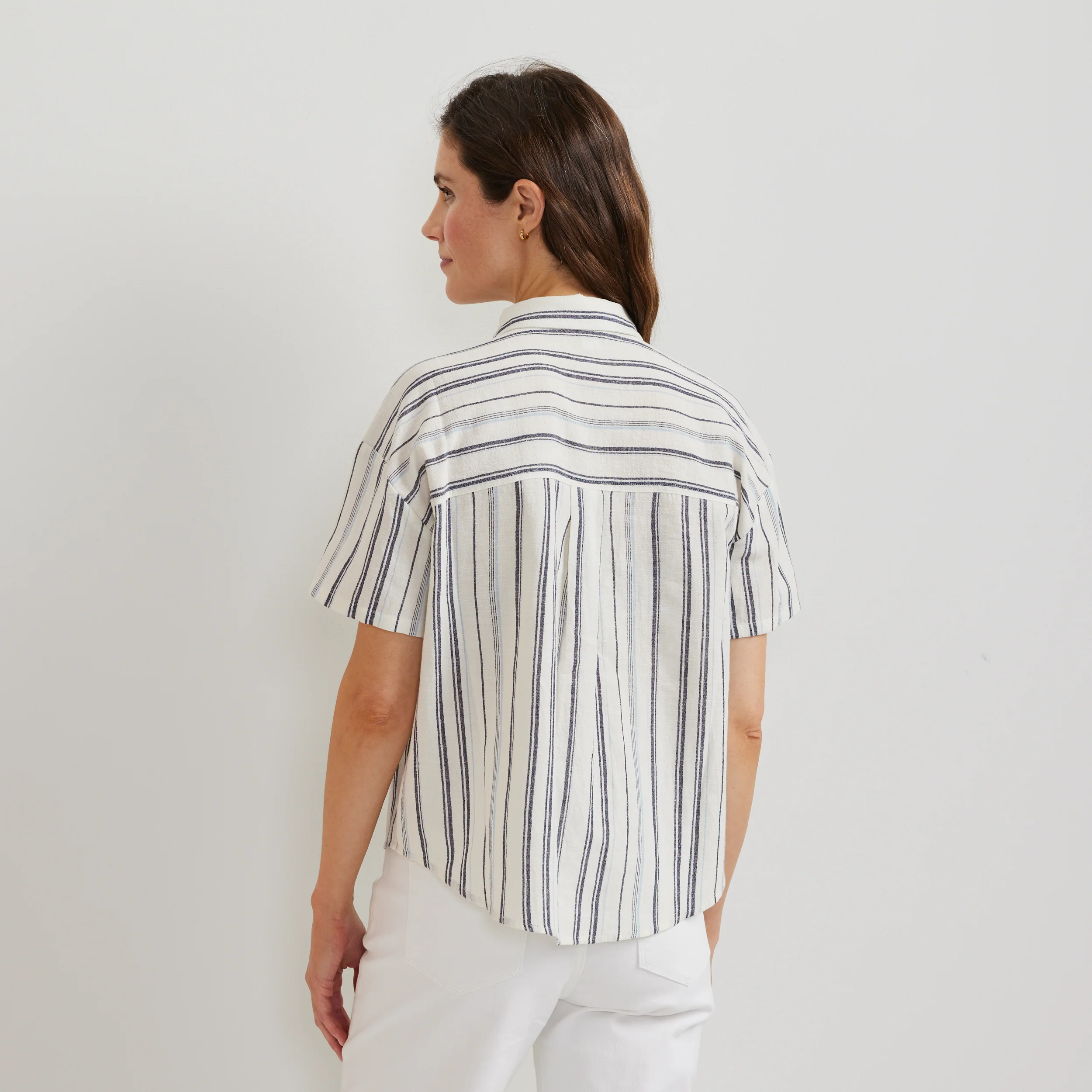 Women's Destination Utility Shirt - Crinkle Stripe