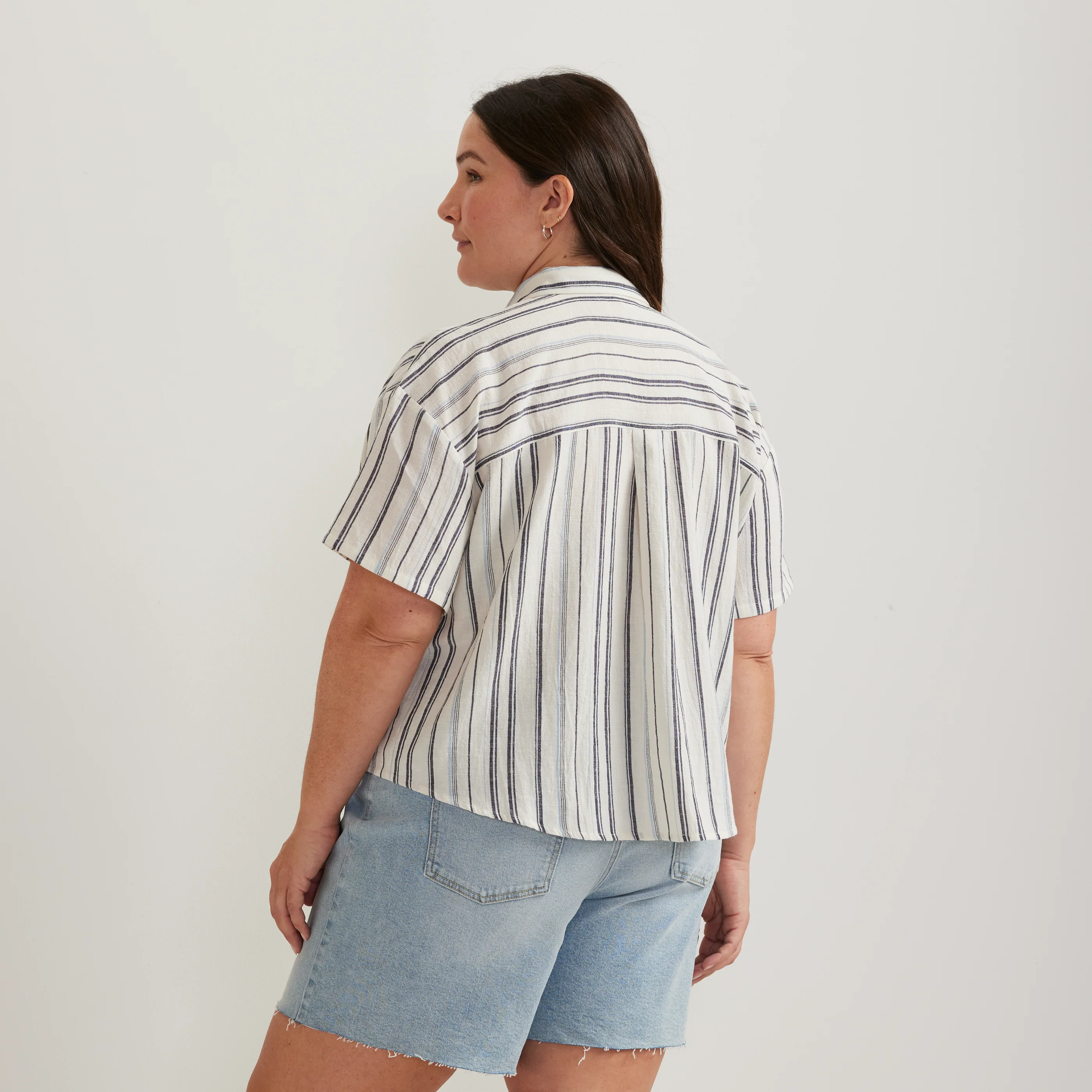 Women's Destination Utility Shirt - Crinkle Stripe