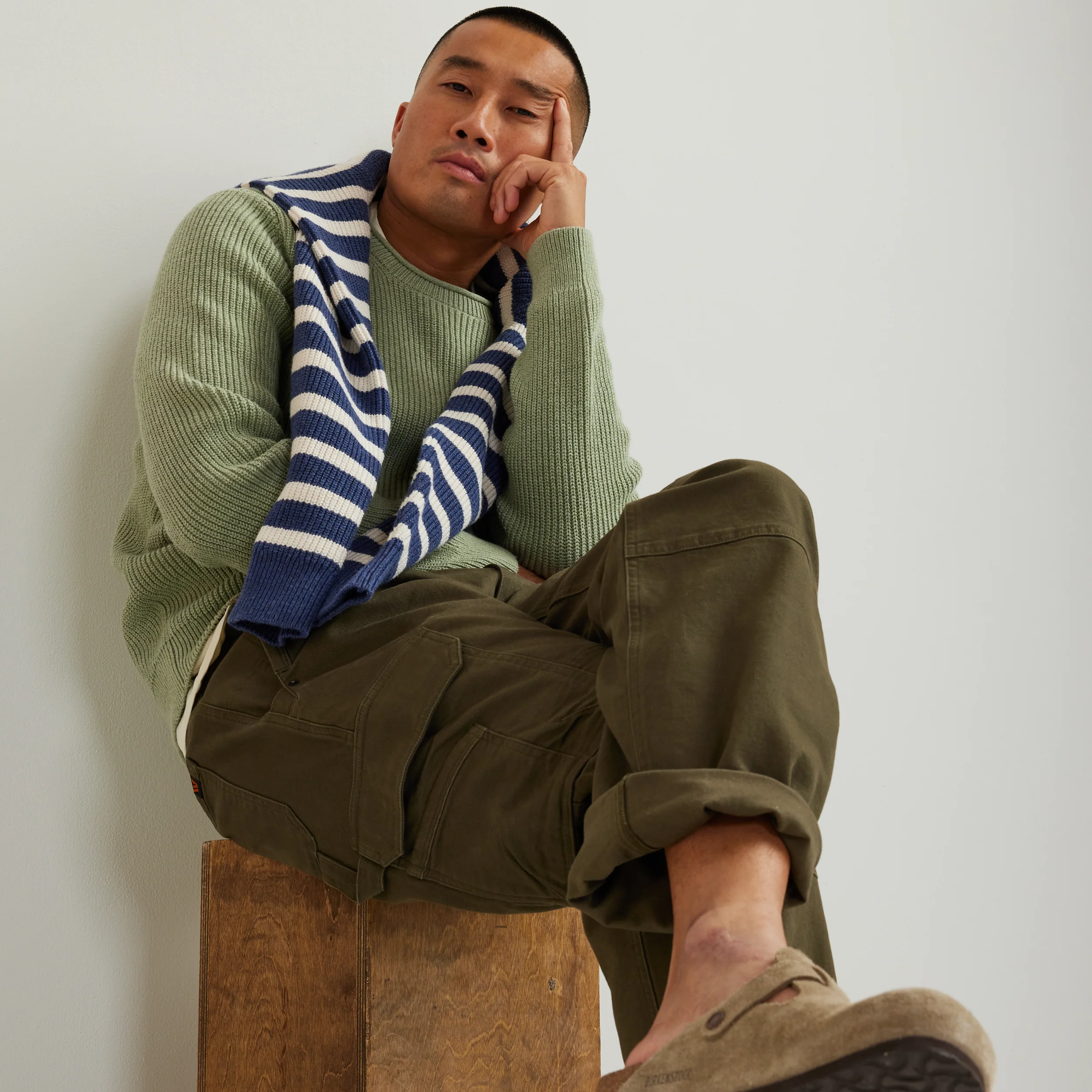 6866-men-s-signature-roll-neck-sweater-stripe-8.webp Men's Signature Roll Neck Sweater - Stripe