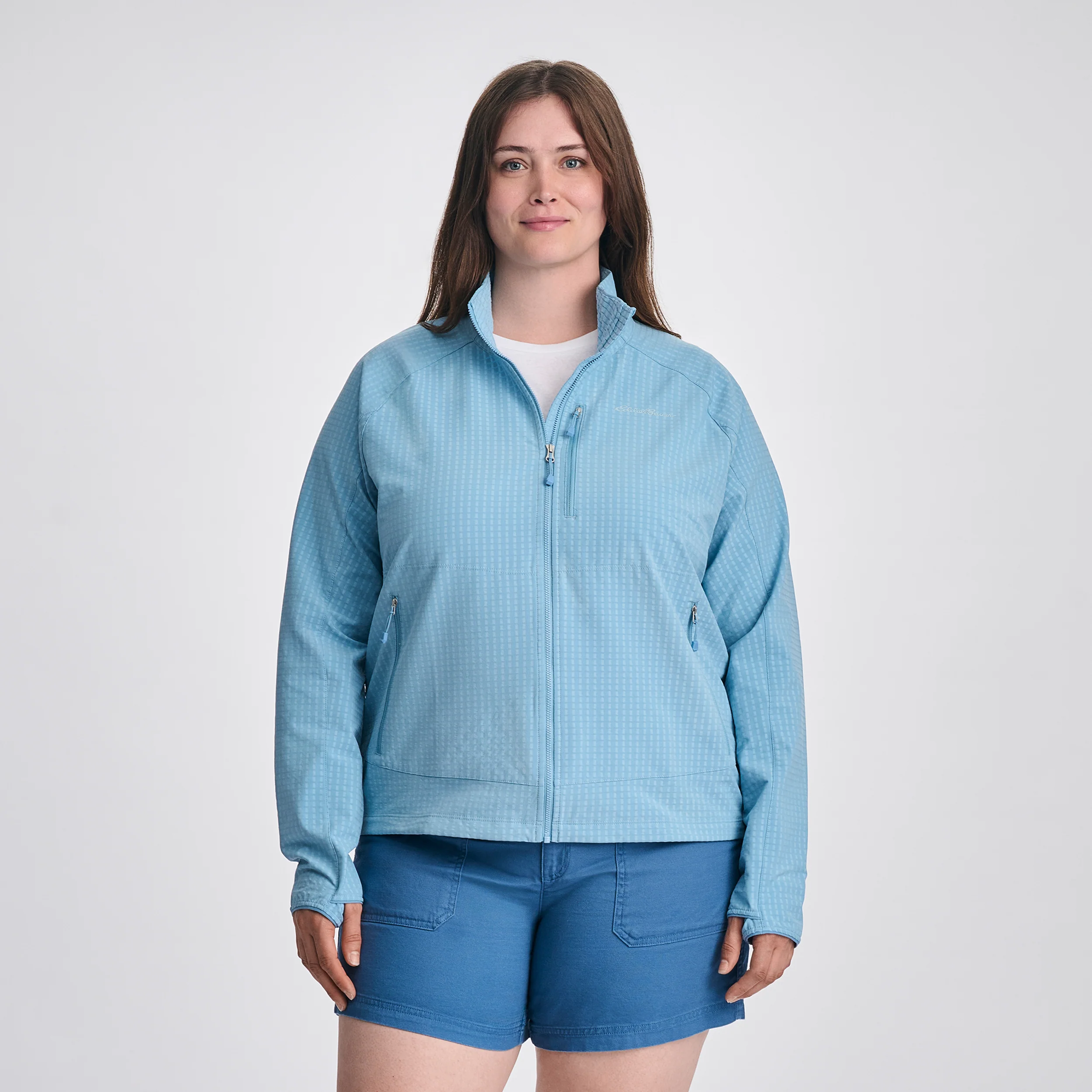 Women's Sandstone Backbone Grid Jacket
