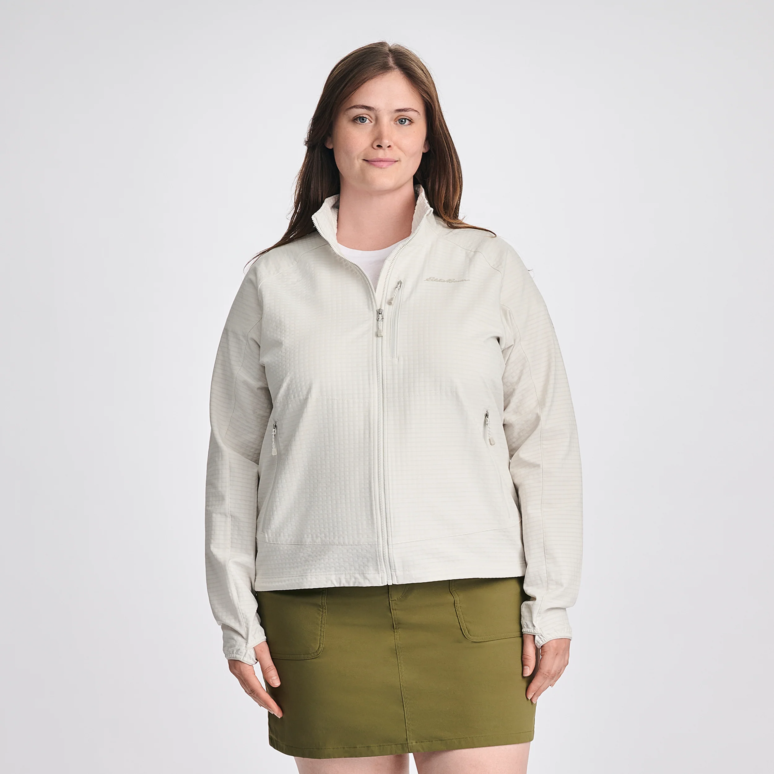 Women's Sandstone Backbone Grid Jacket
