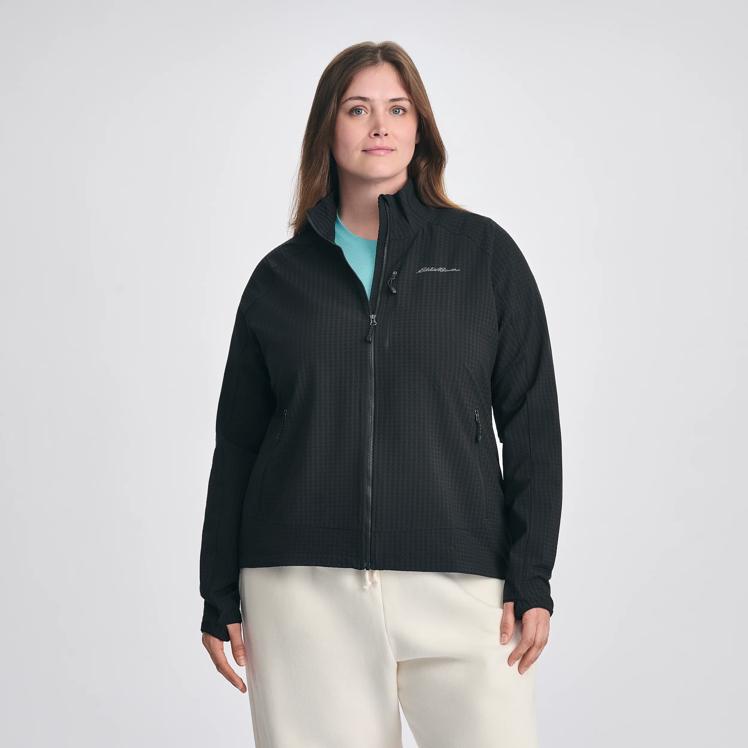 Women's Sandstone Backbone Grid Jacket