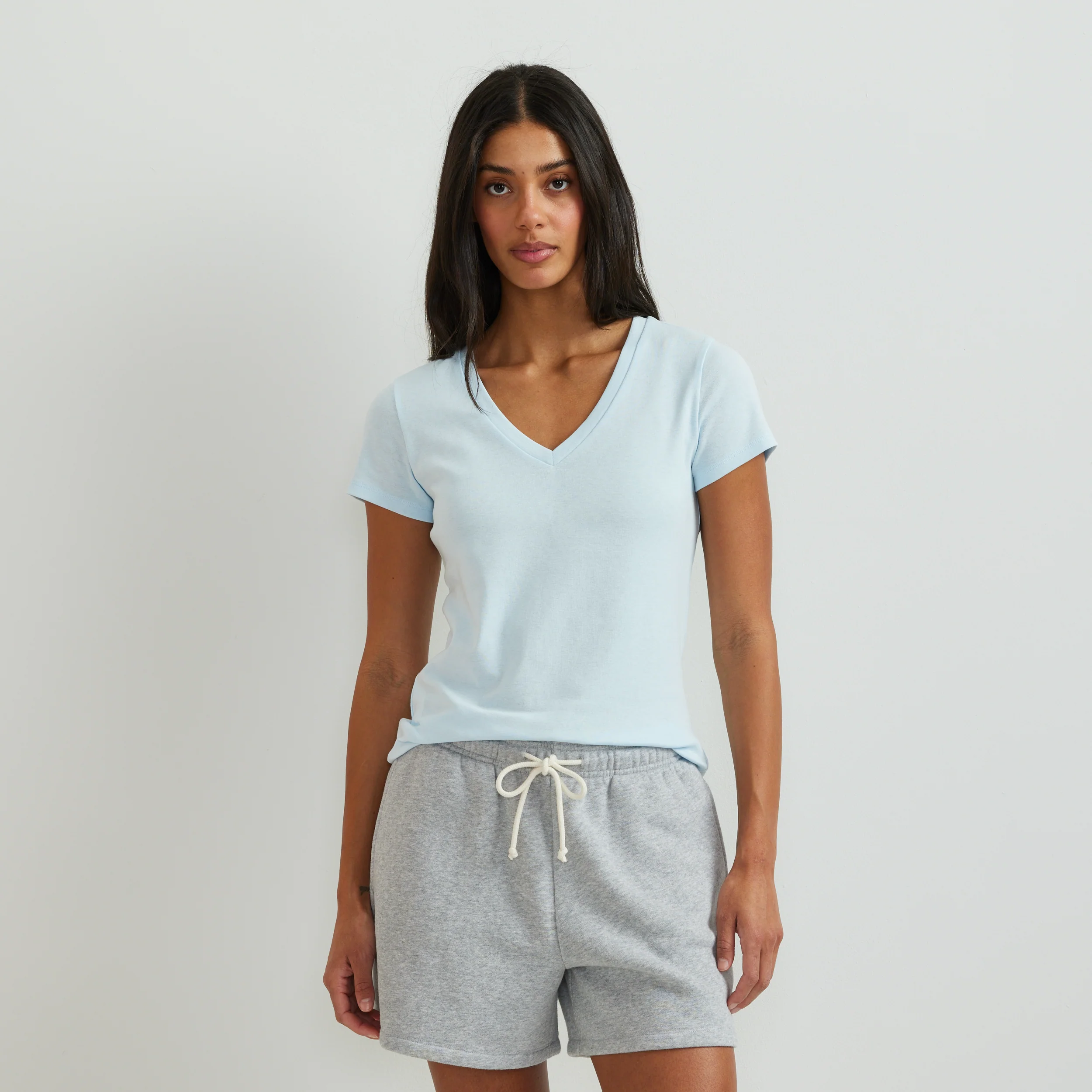 Women's Everyday Short-Sleeve V-Neck T-Shirt