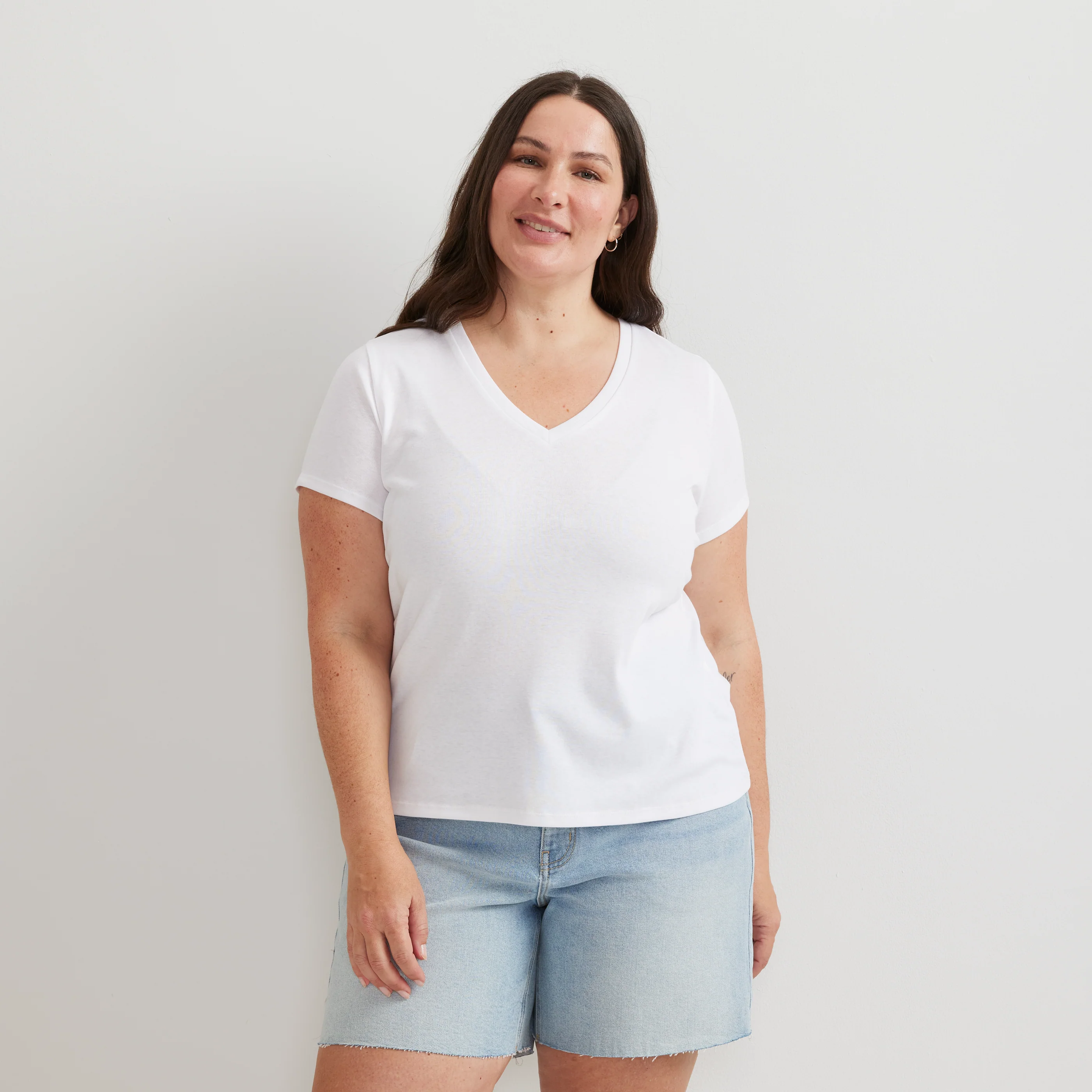 Women's Everyday Short-Sleeve V-Neck T-Shirt