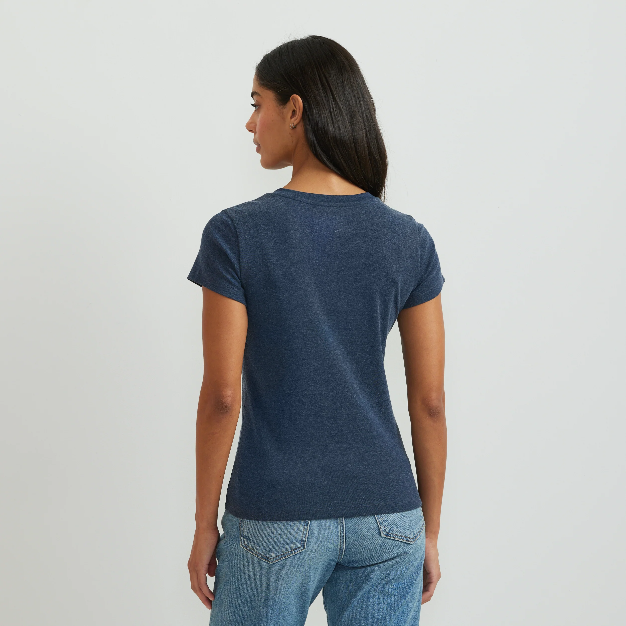 Women's Everyday Short-Sleeve V-Neck T-Shirt