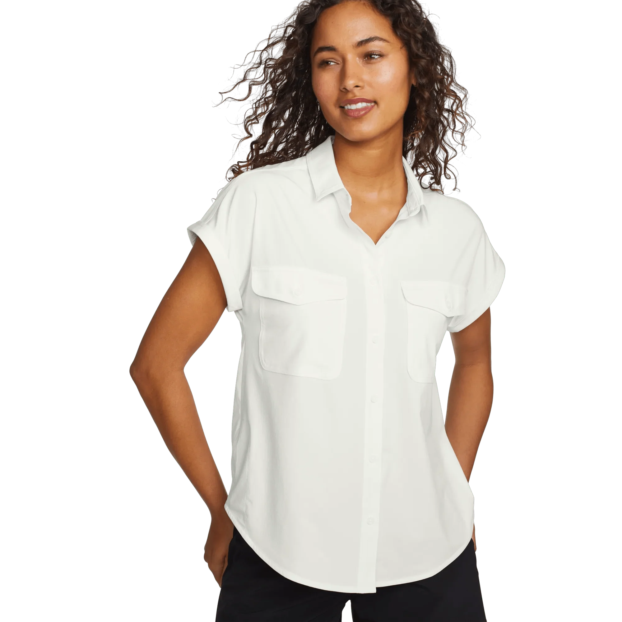 Women's Departure Short-Sleeve Button-Down Shirt