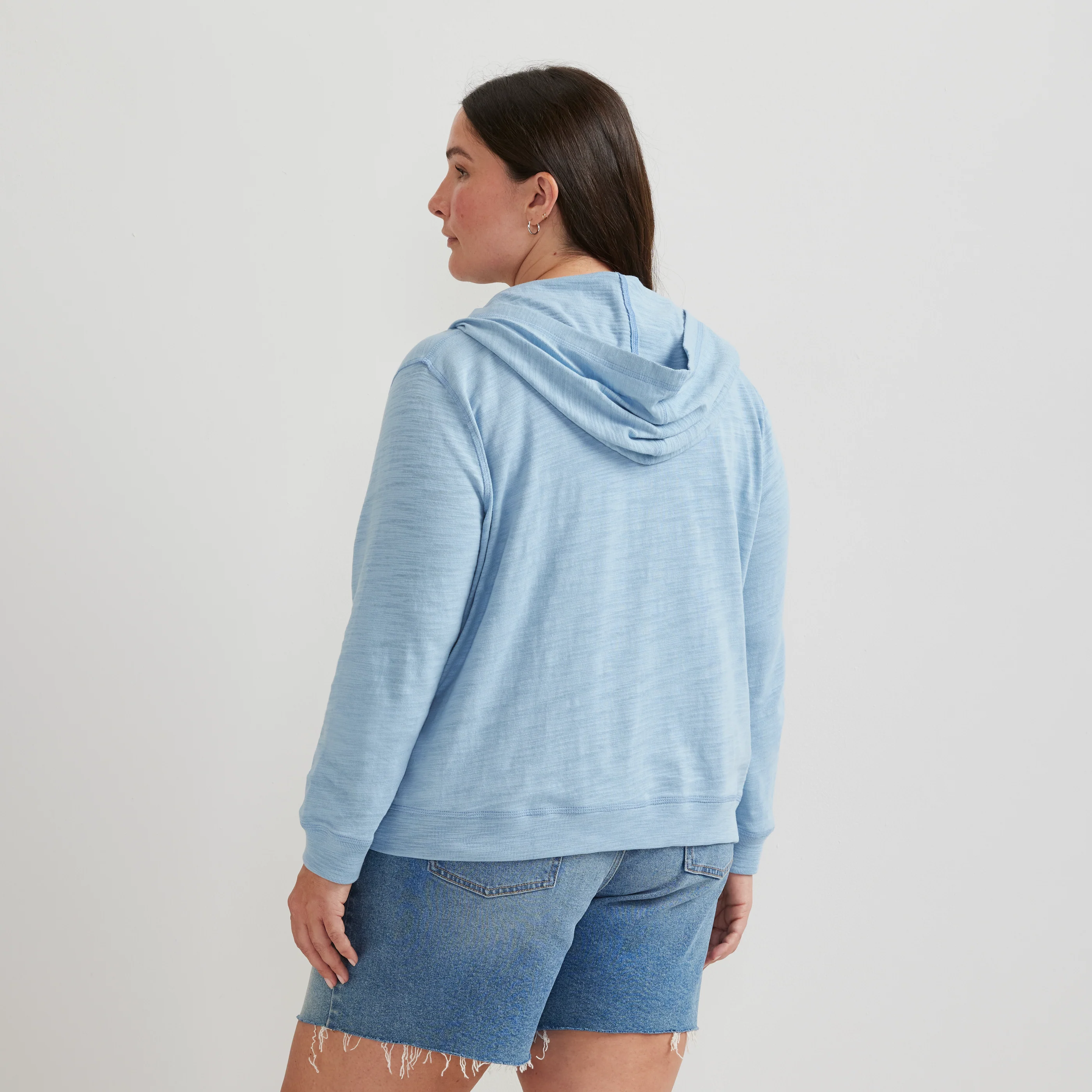 Women's Waverly Cotton Slub Full-Zip Sweatshirt
