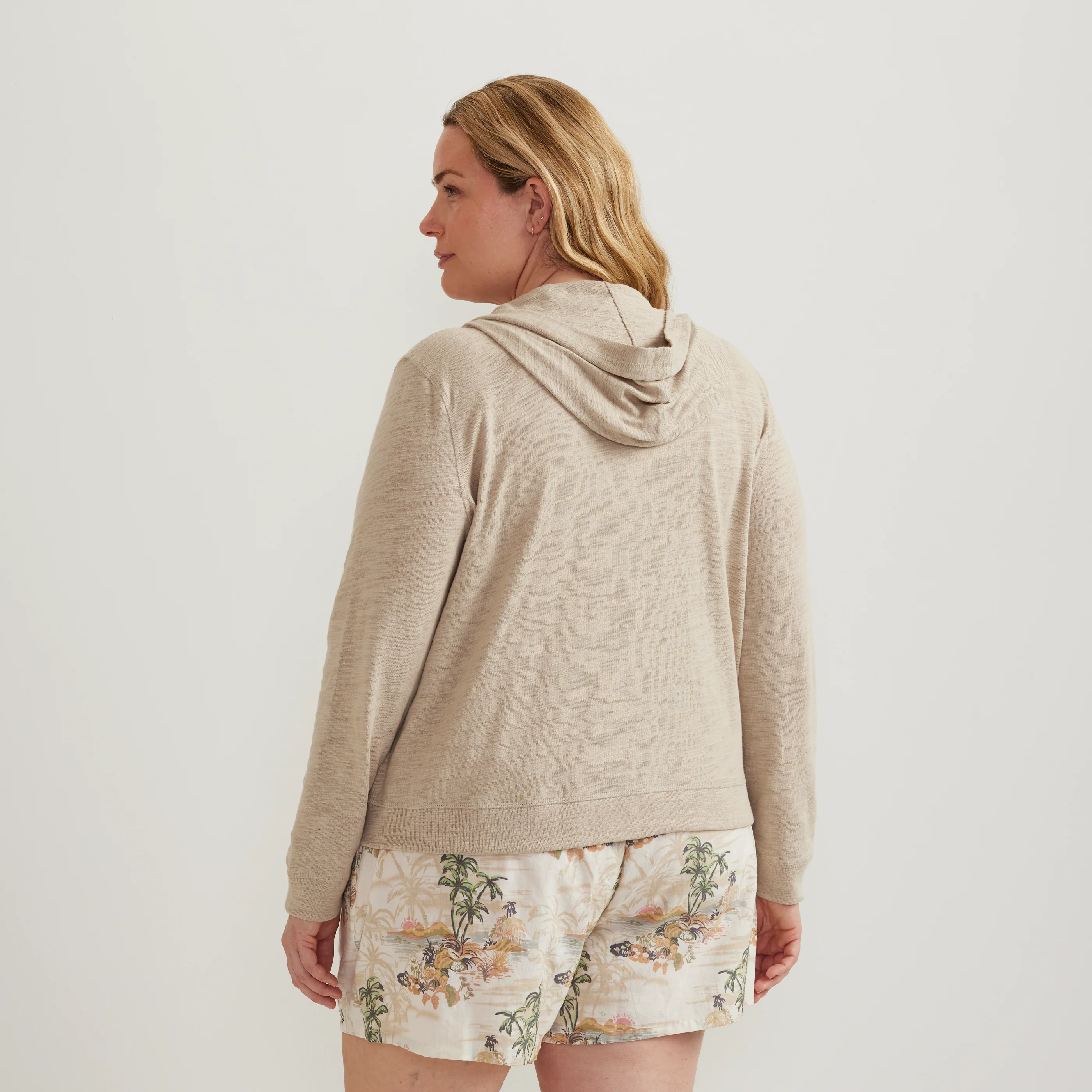 Women's Waverly Cotton Slub Full-Zip Sweatshirt