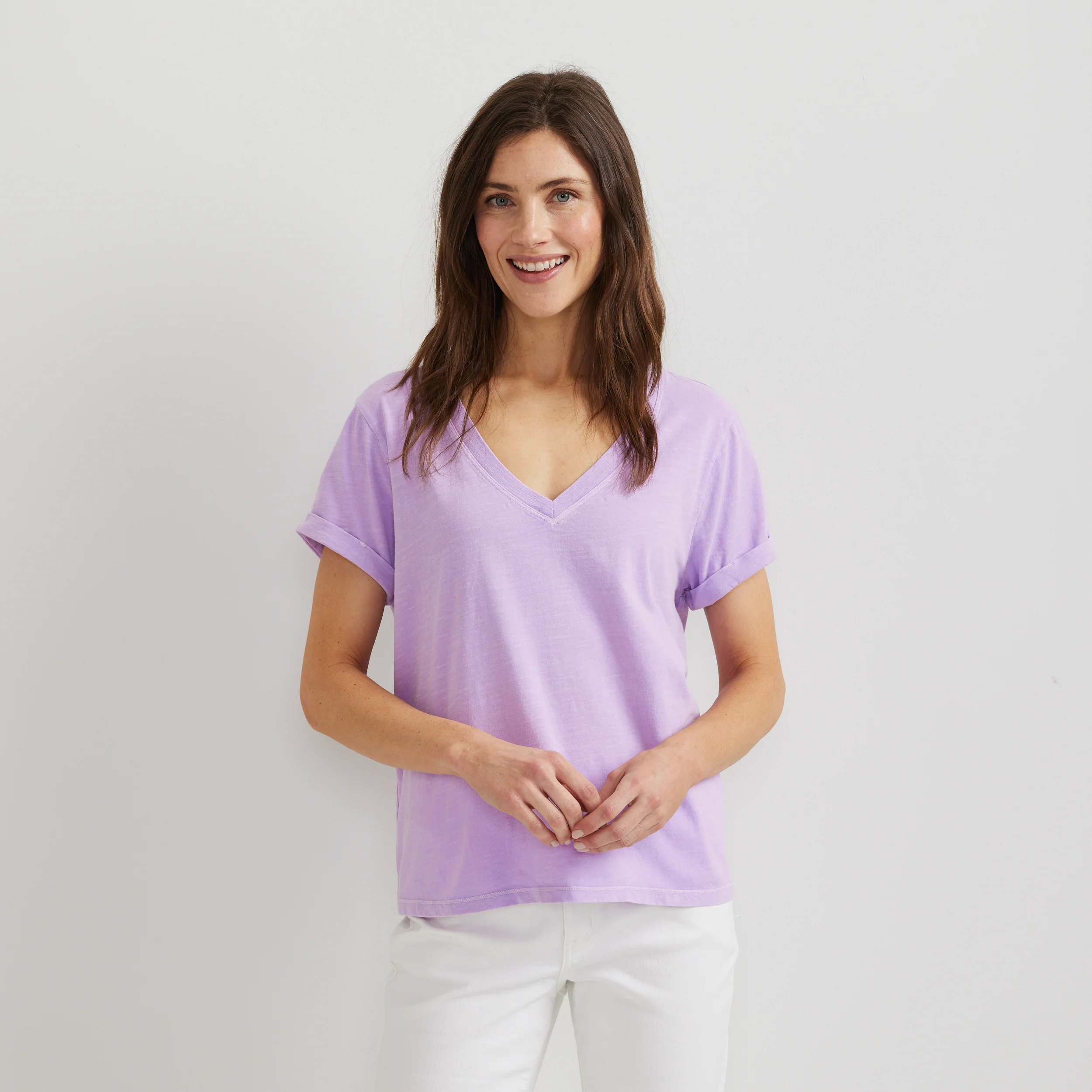 Women's Sunwashed V-Neck T-Shirt