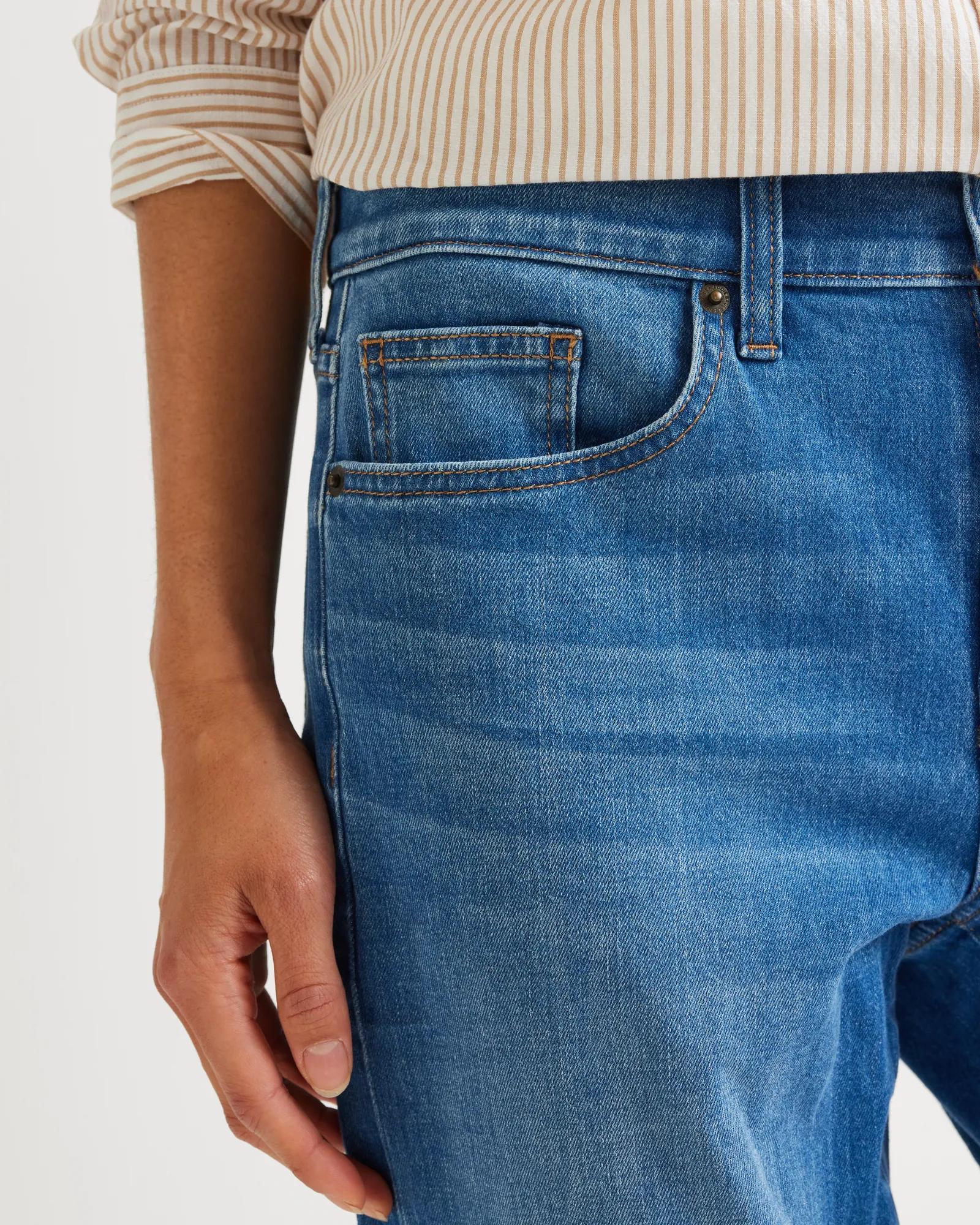 Women's Boyfriend Mid-Rise Slim Fit Jeans