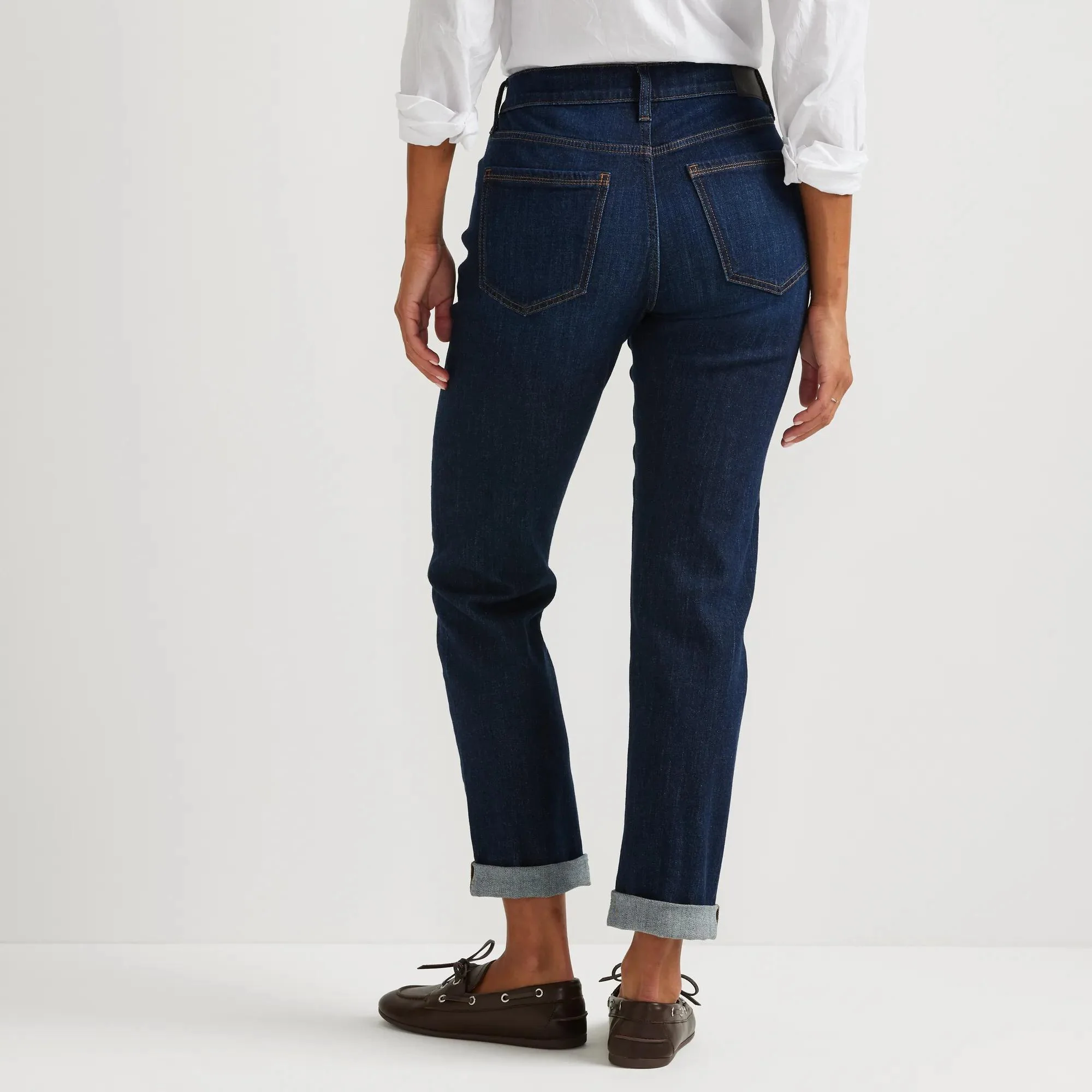 Women's Boyfriend Mid-Rise Slim Fit Jeans