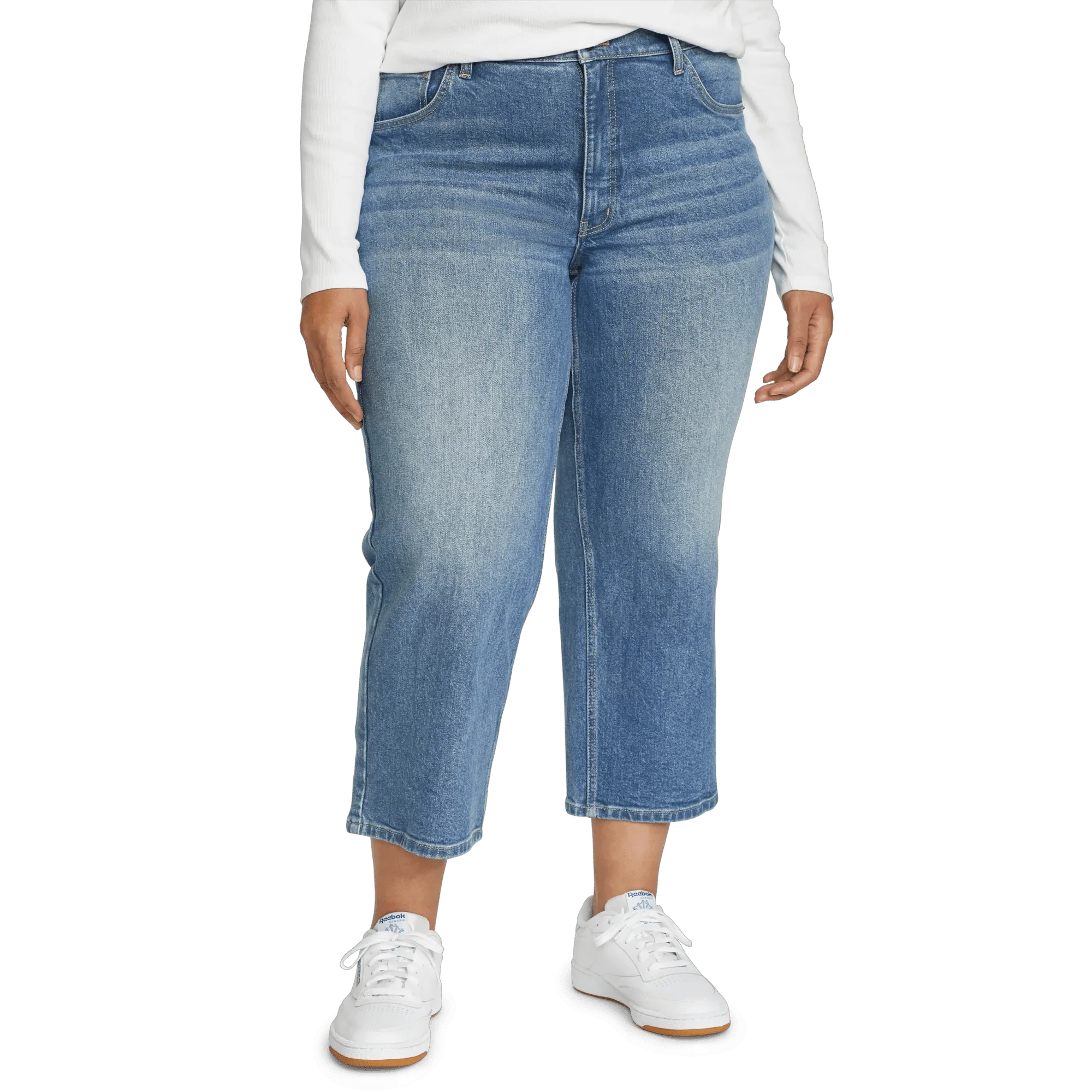 Women's Authentic Everyday High-Rise Cropped Jeans