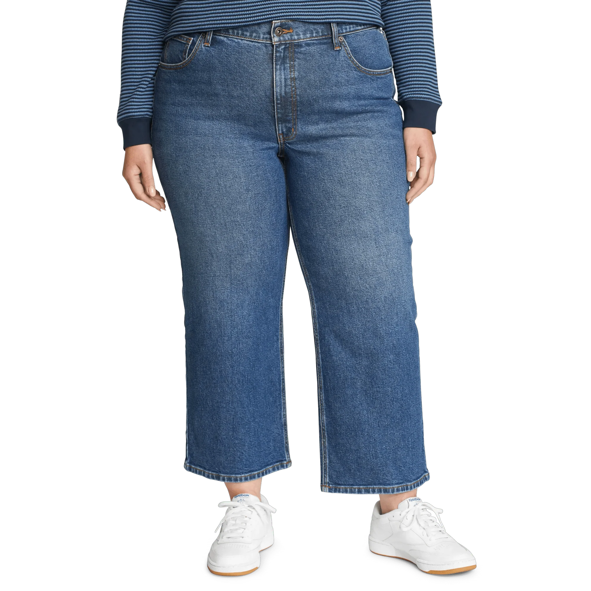 Women's Authentic Everyday High-Rise Cropped Jeans