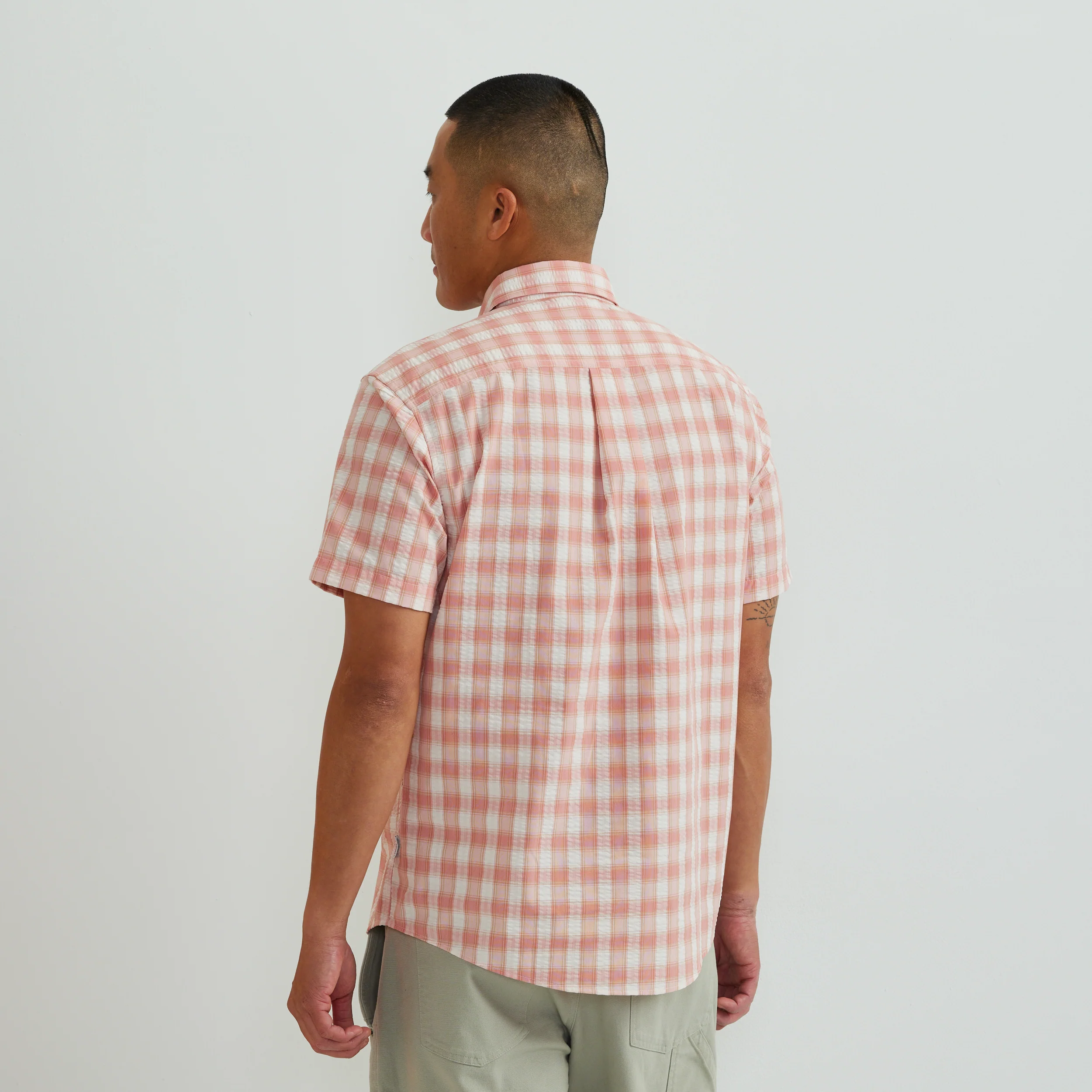 Men's Short-Sleeve Pack It 3.0 Seersucker Shirt