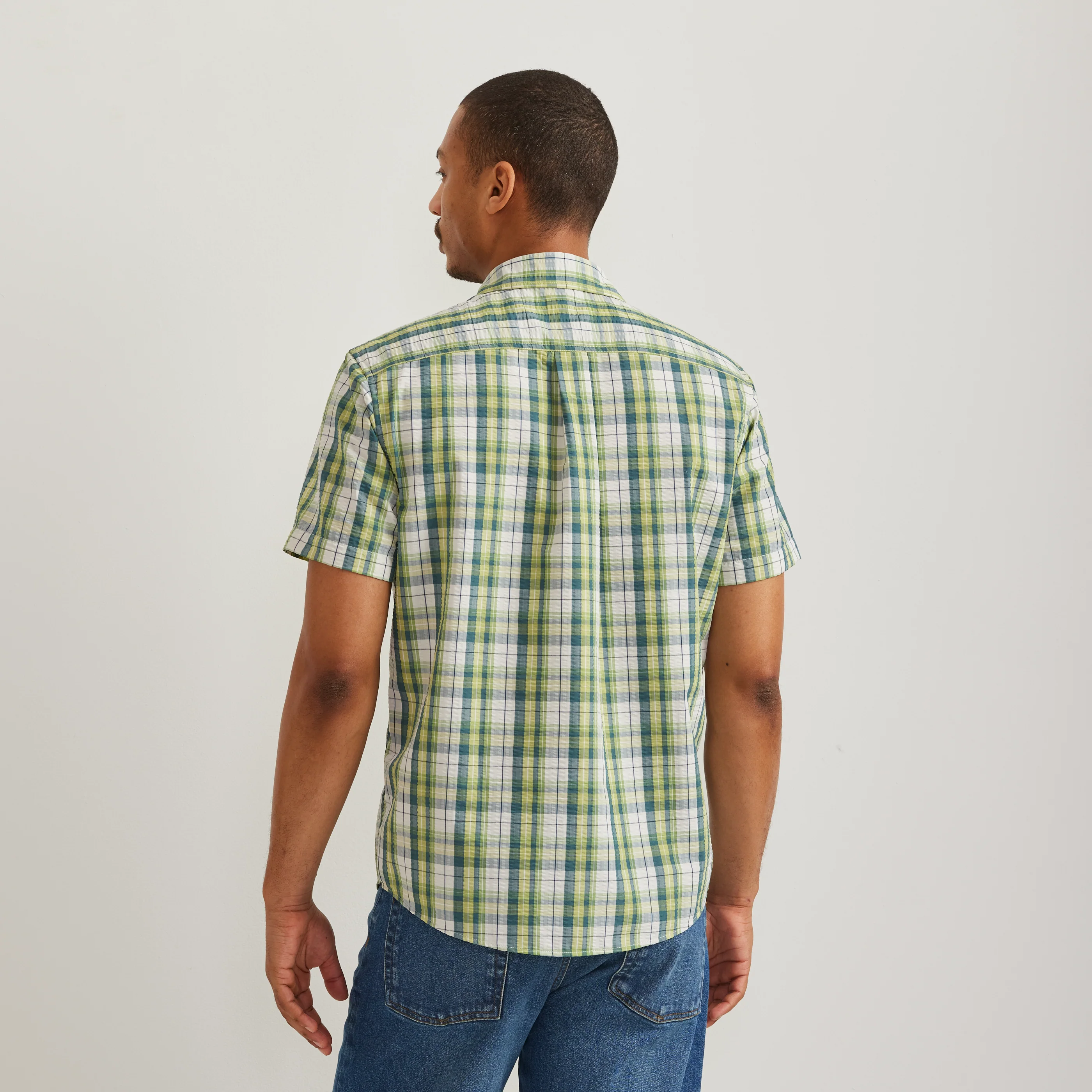 Men's Short-Sleeve Pack It 3.0 Seersucker Shirt