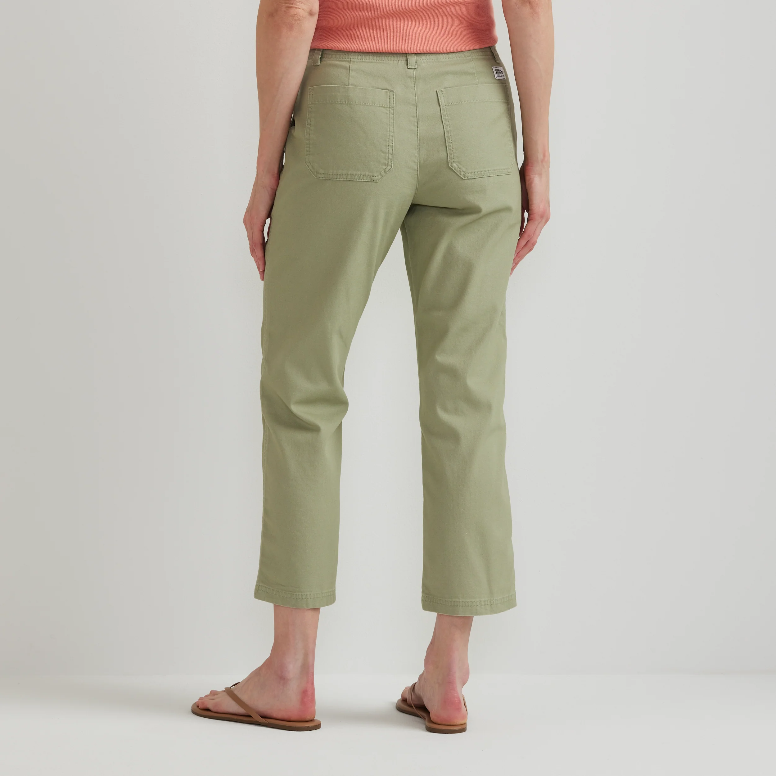 Women's Utility Stretch Canvas Kick Cropped Pants