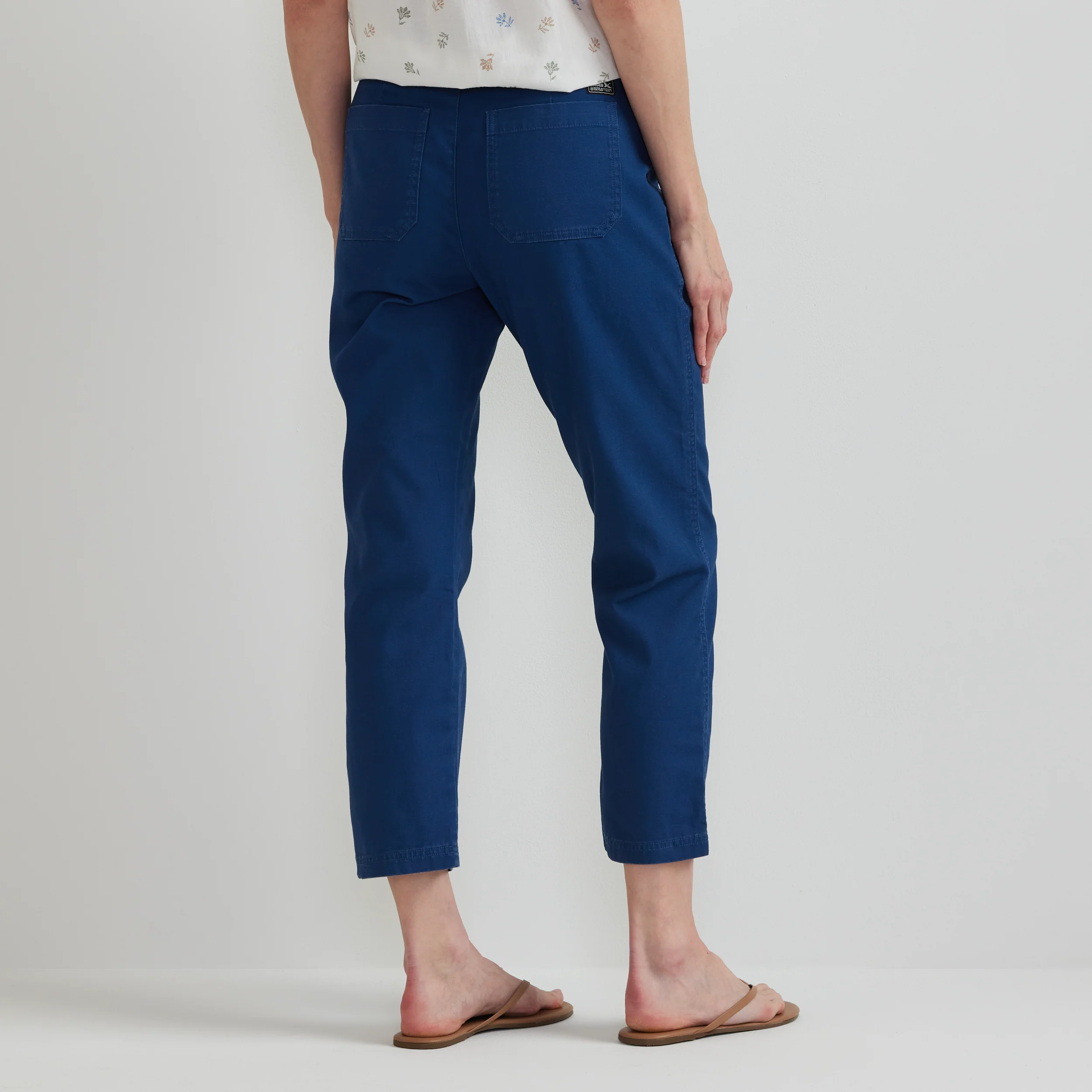 Women's Utility Stretch Canvas Kick Cropped Pants