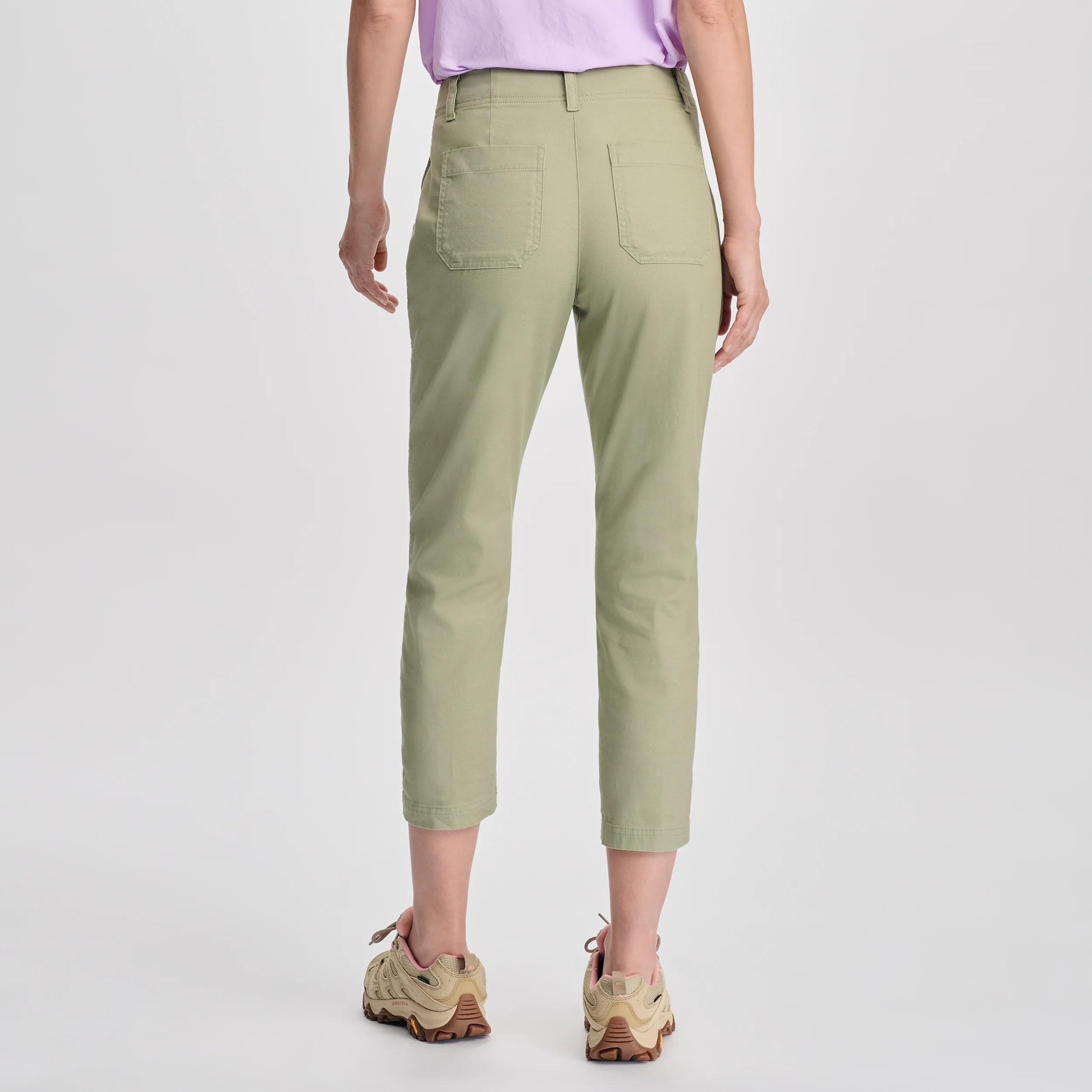 Women's Utility Stretch Canvas Kick Cropped Pants