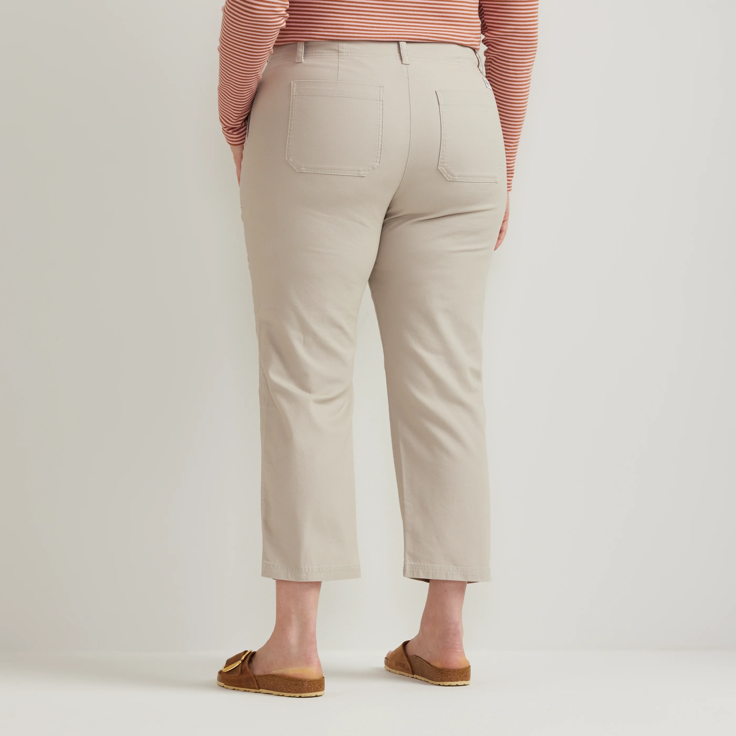 Women's Utility Stretch Canvas Kick Cropped Pants